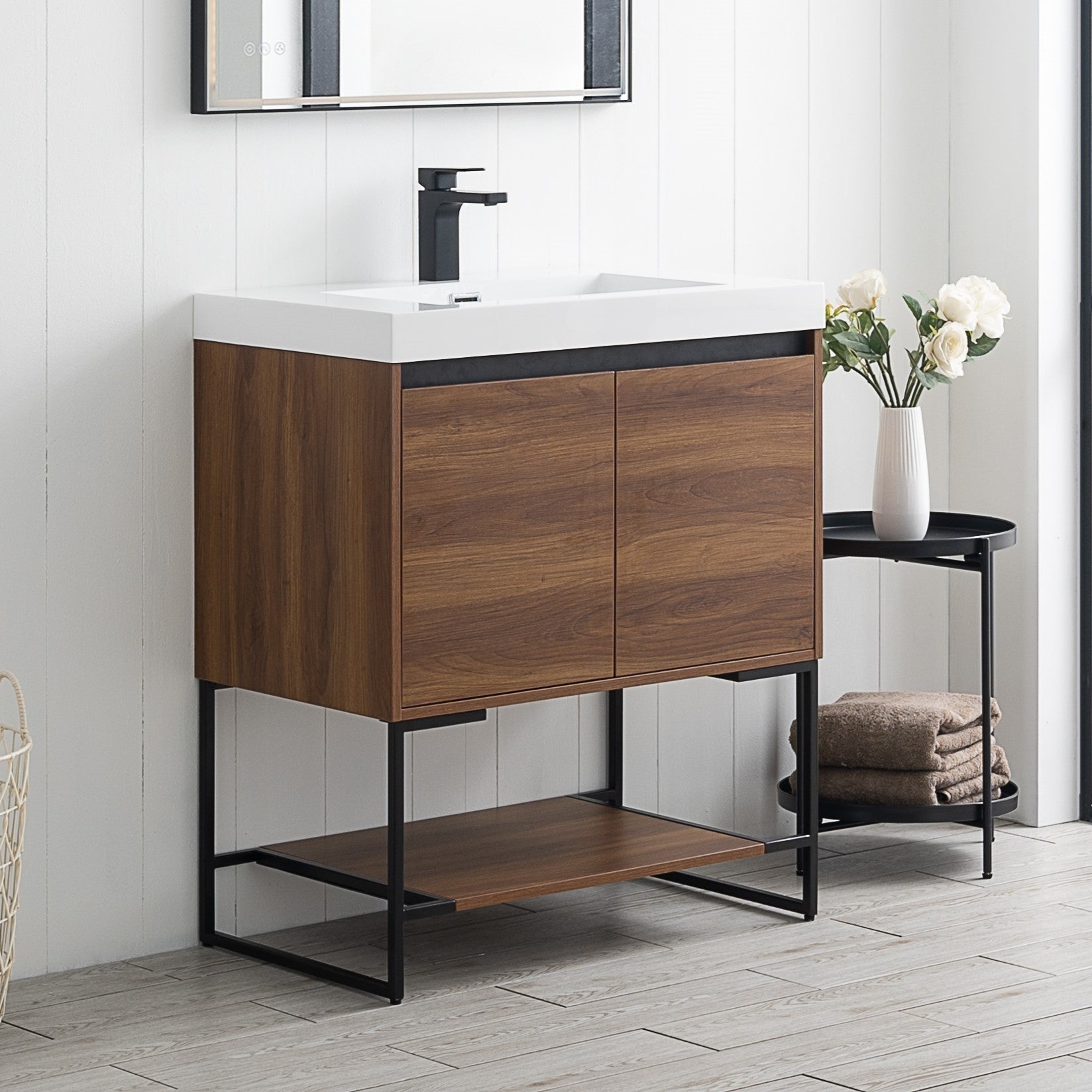 Porto 30" Vanity with Acrylic Sink