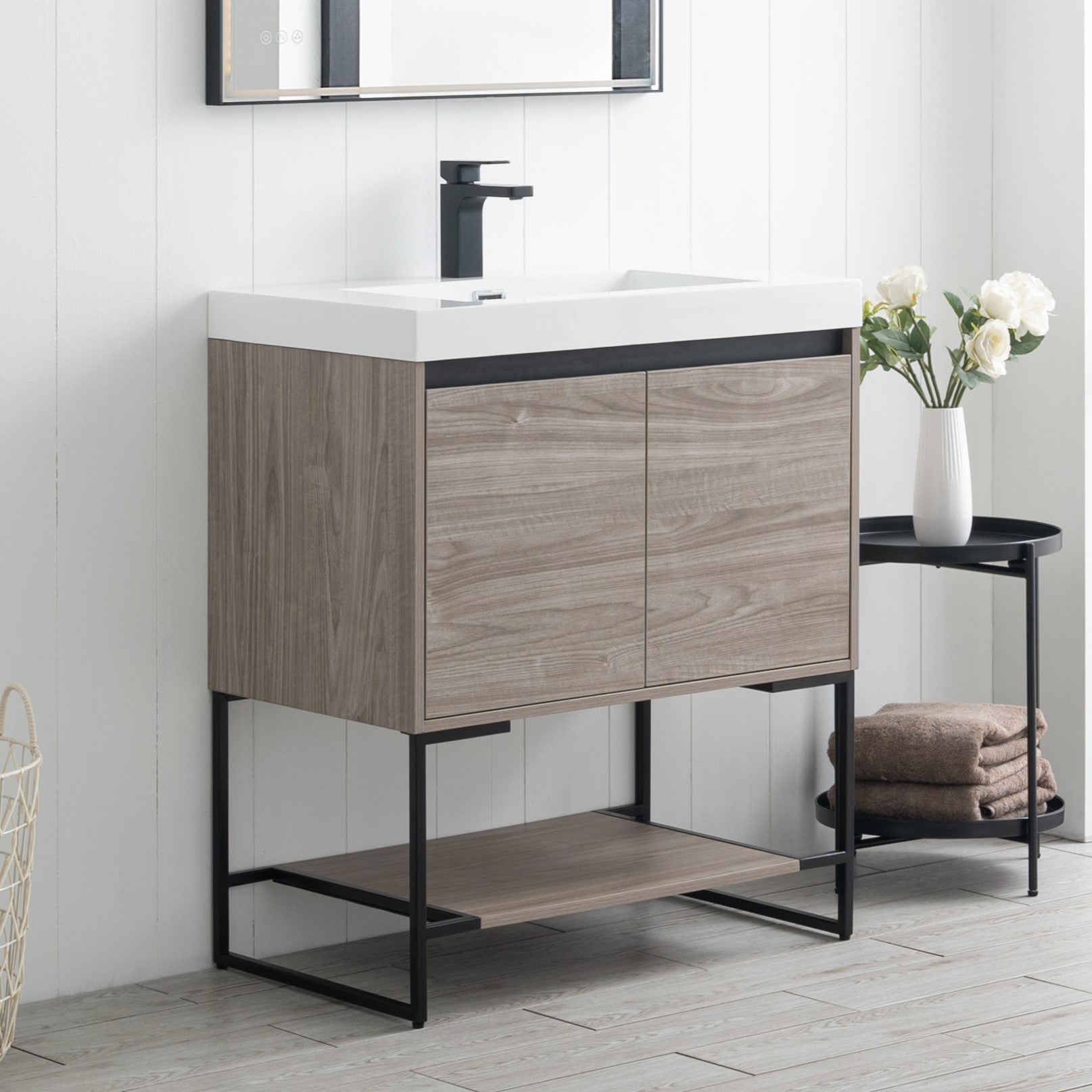 Porto 30" Vanity with Acrylic Sink