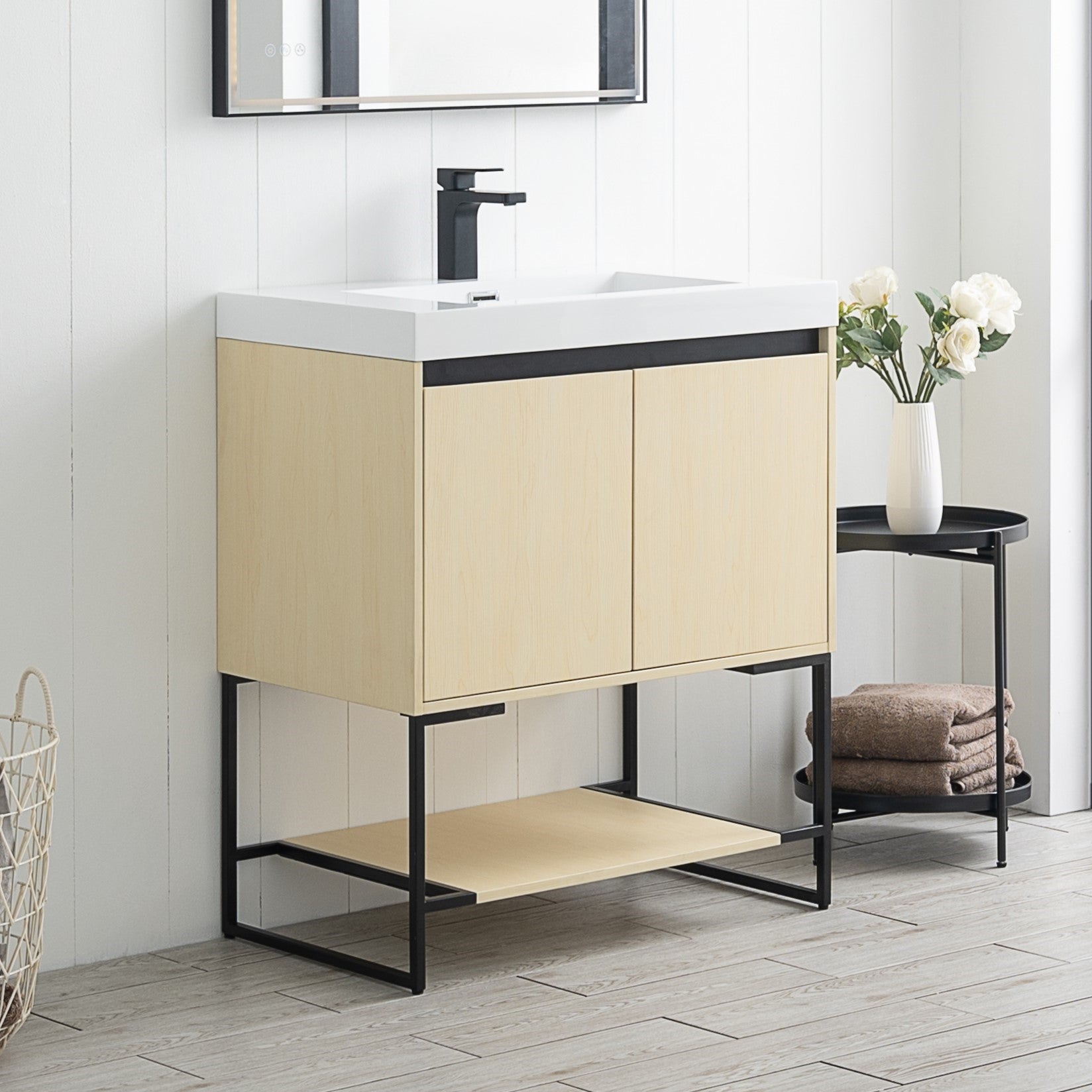 Porto 30" Vanity with Acrylic Sink