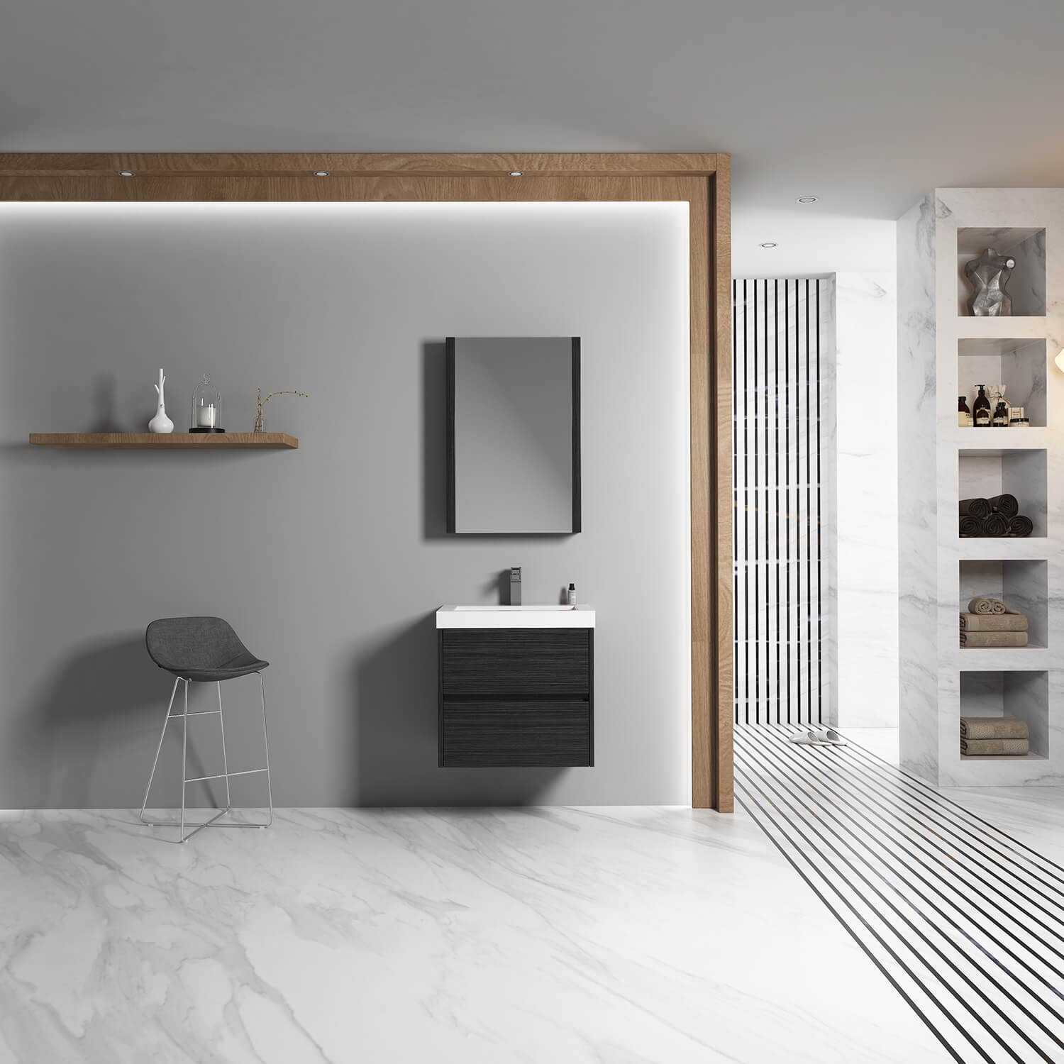 Valencia 24" Vanity with Ceramic Top
