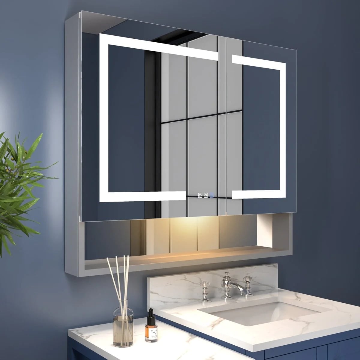 Ample 36" x 32" LED Medicine Cabinet