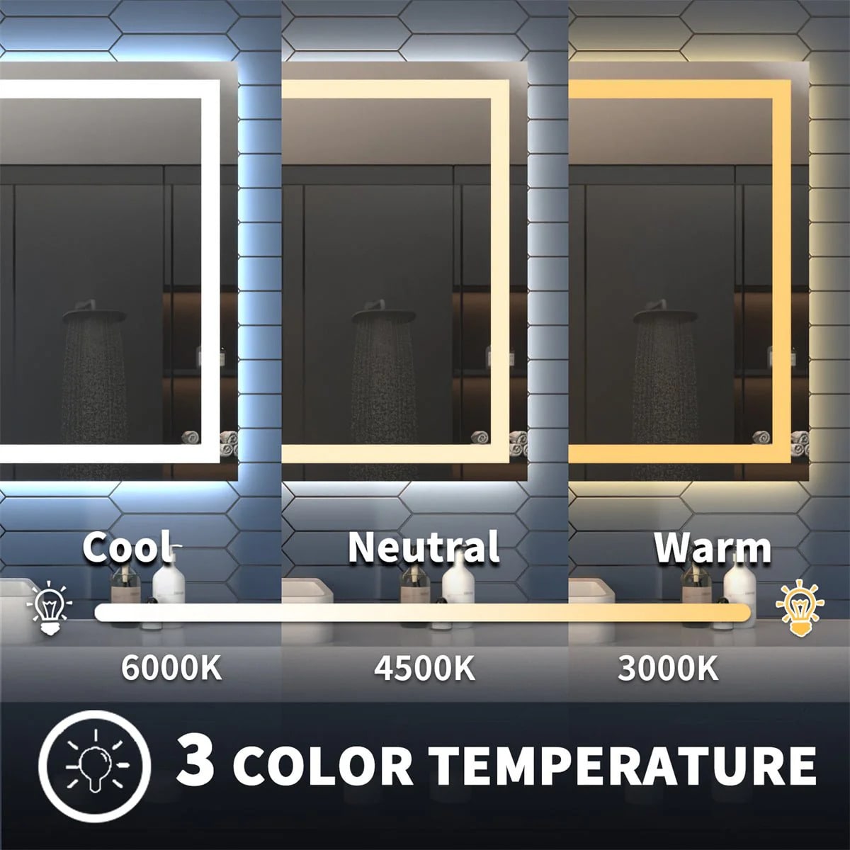 Apex 24 x 36in LED MIrror