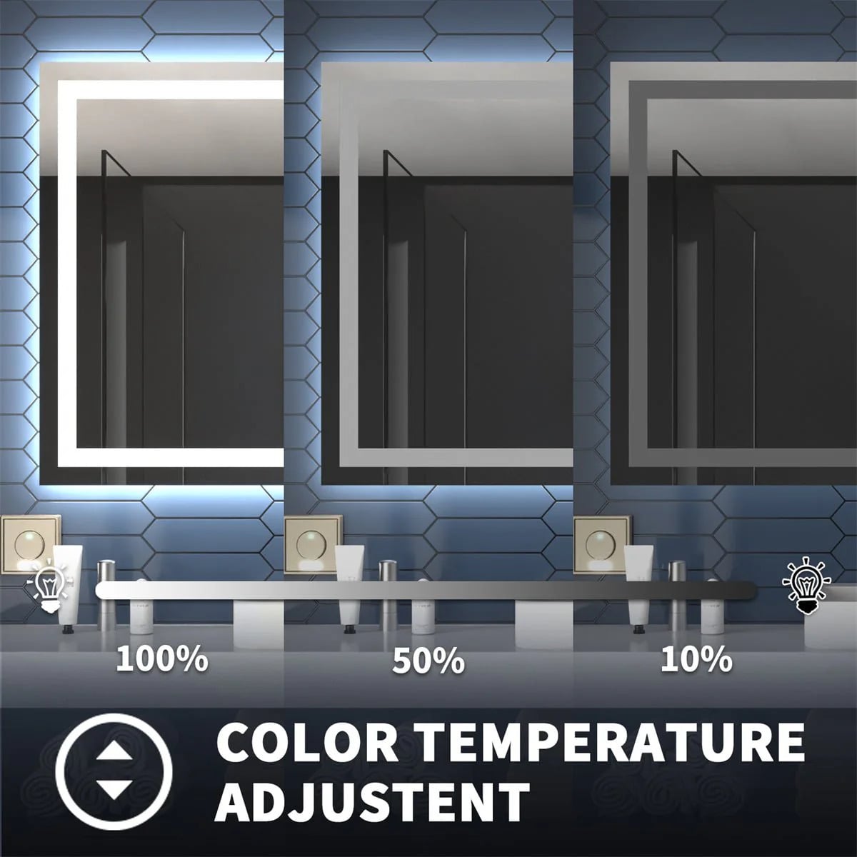 Apex 24" x 36" LED MIrror