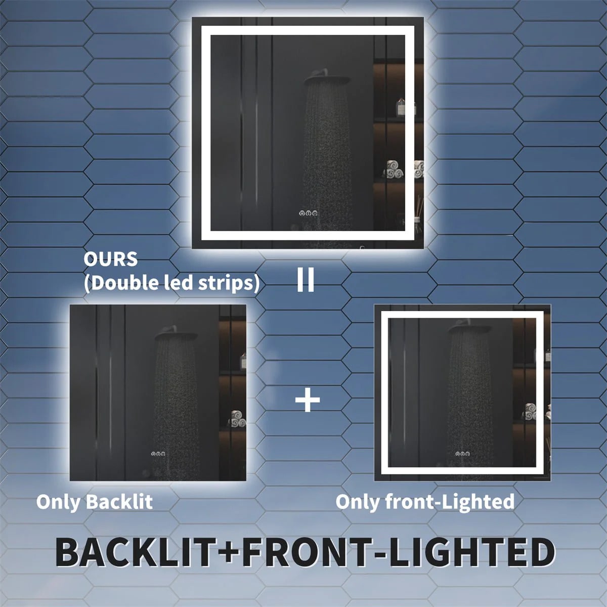 Apex 36" X 36" LED Mirror