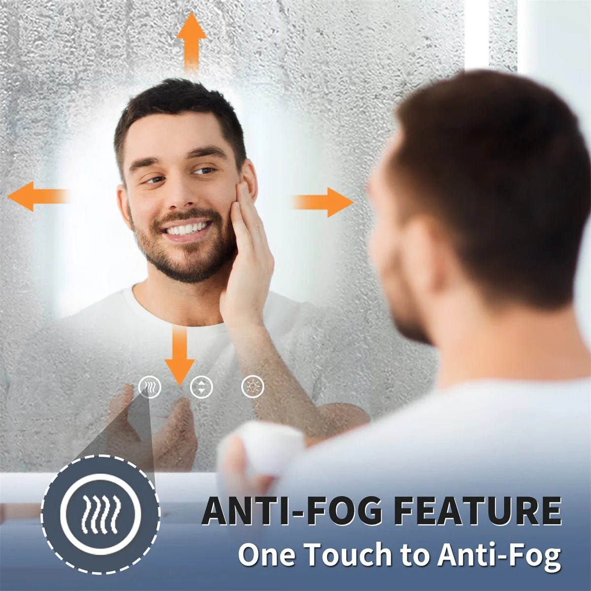 Apex 36" X 36" LED Mirror