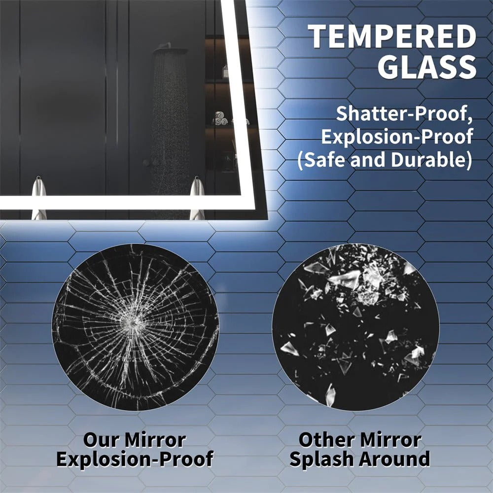 Apex 48" x 32" LED Mirror