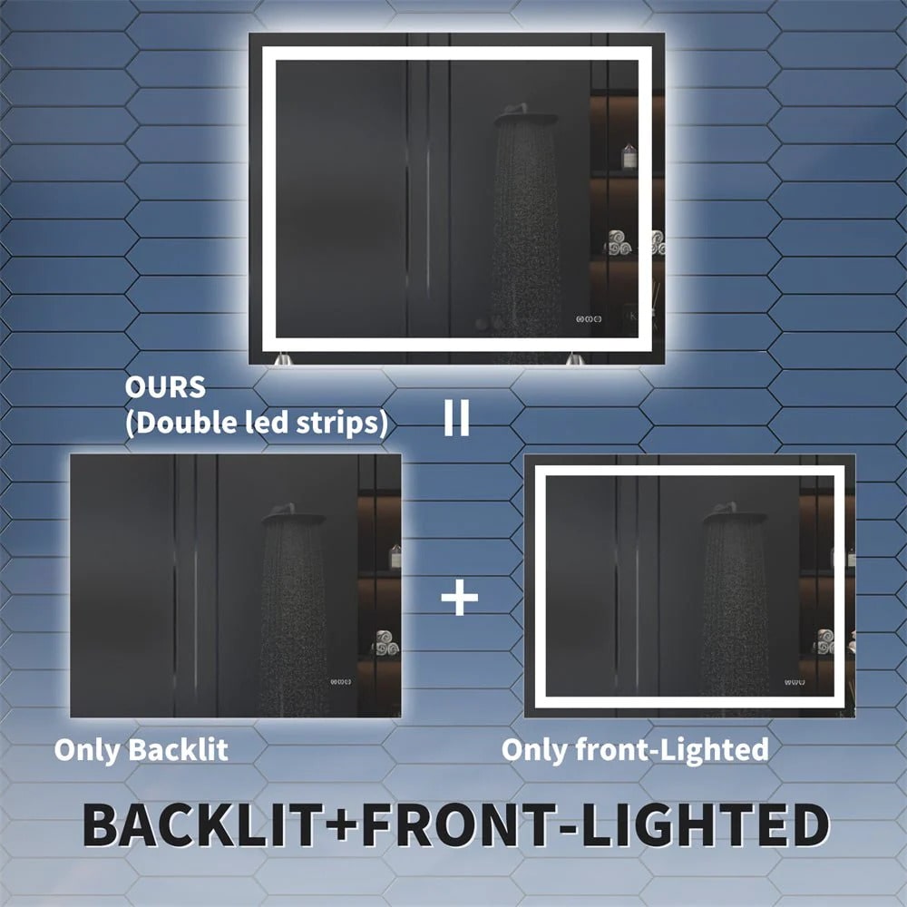 Apex 48" x 32" LED Mirror