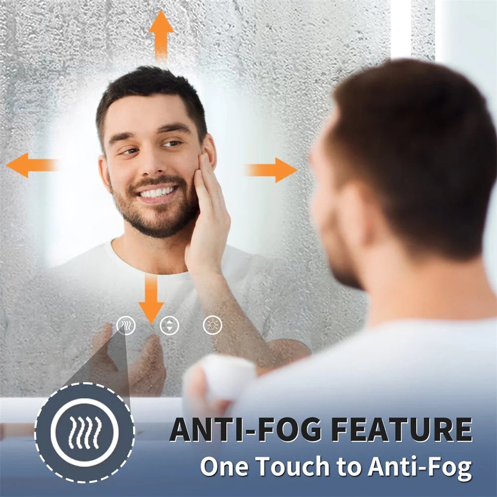 Apex 48 inch x 32 inch LED Mirror