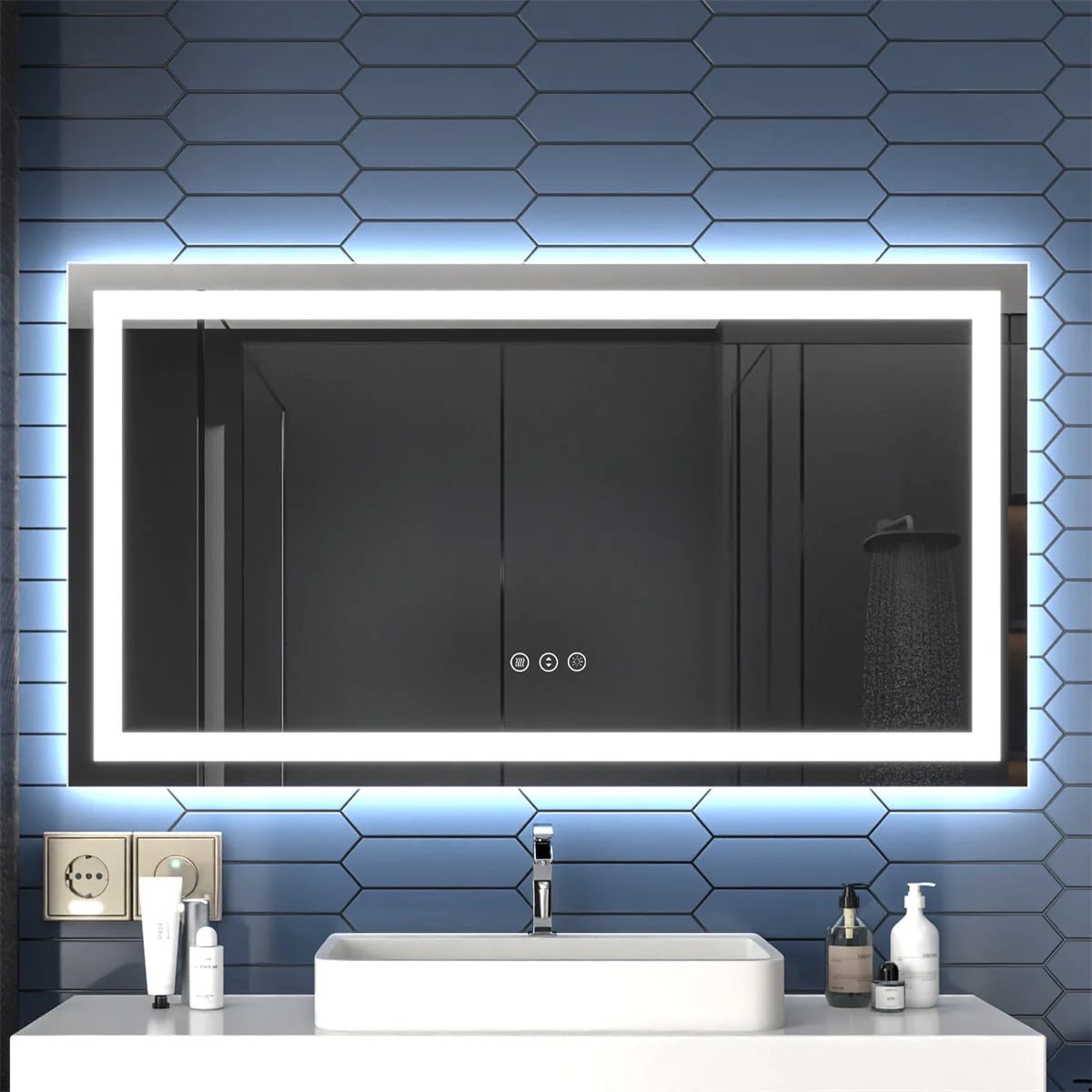Apex 55" W x 30" H LED Mirror