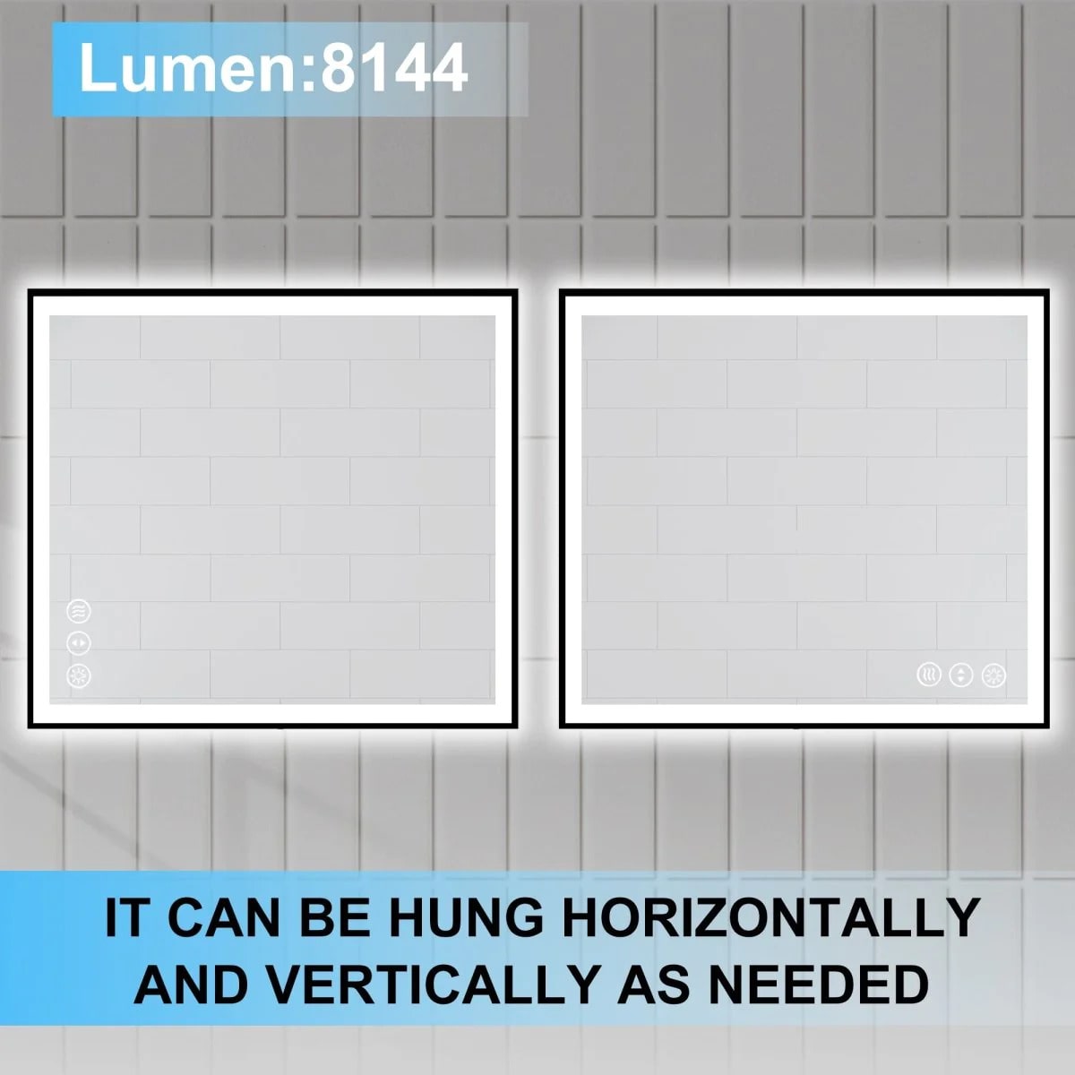 Arden 36"x 36" LED Mirror