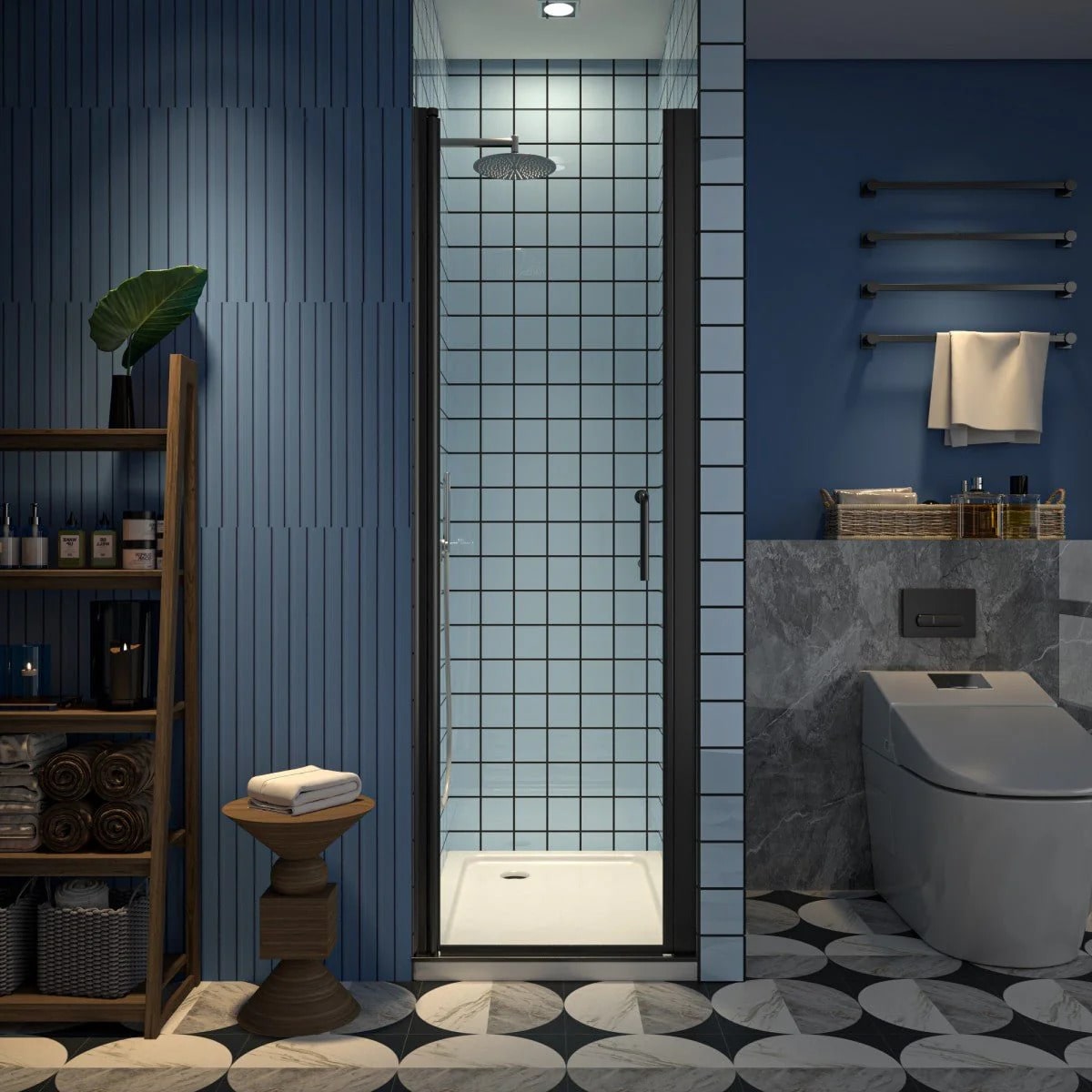 Classy 24-26" Pivot Shower Door