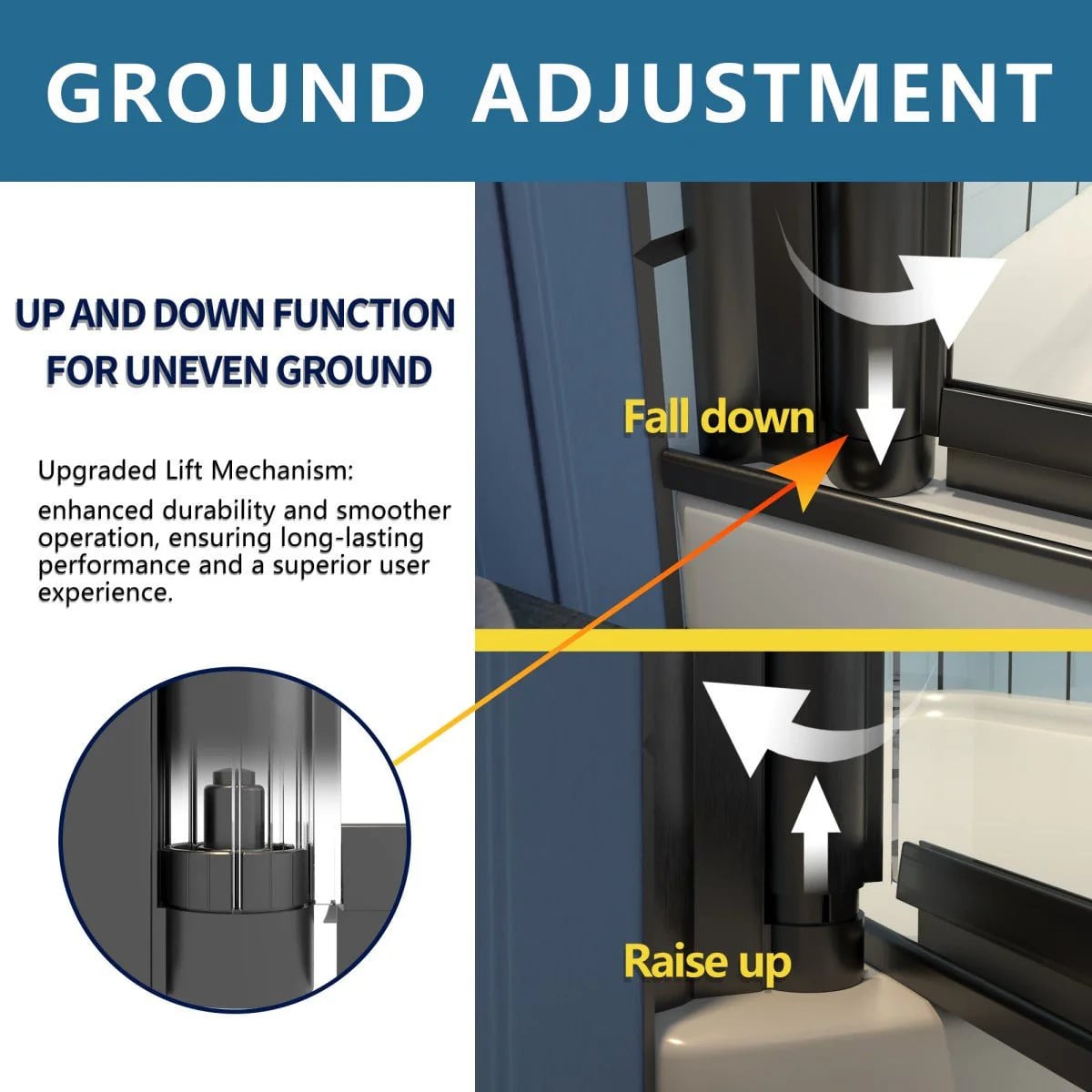 Classy 28-30" Pivot Shower Door