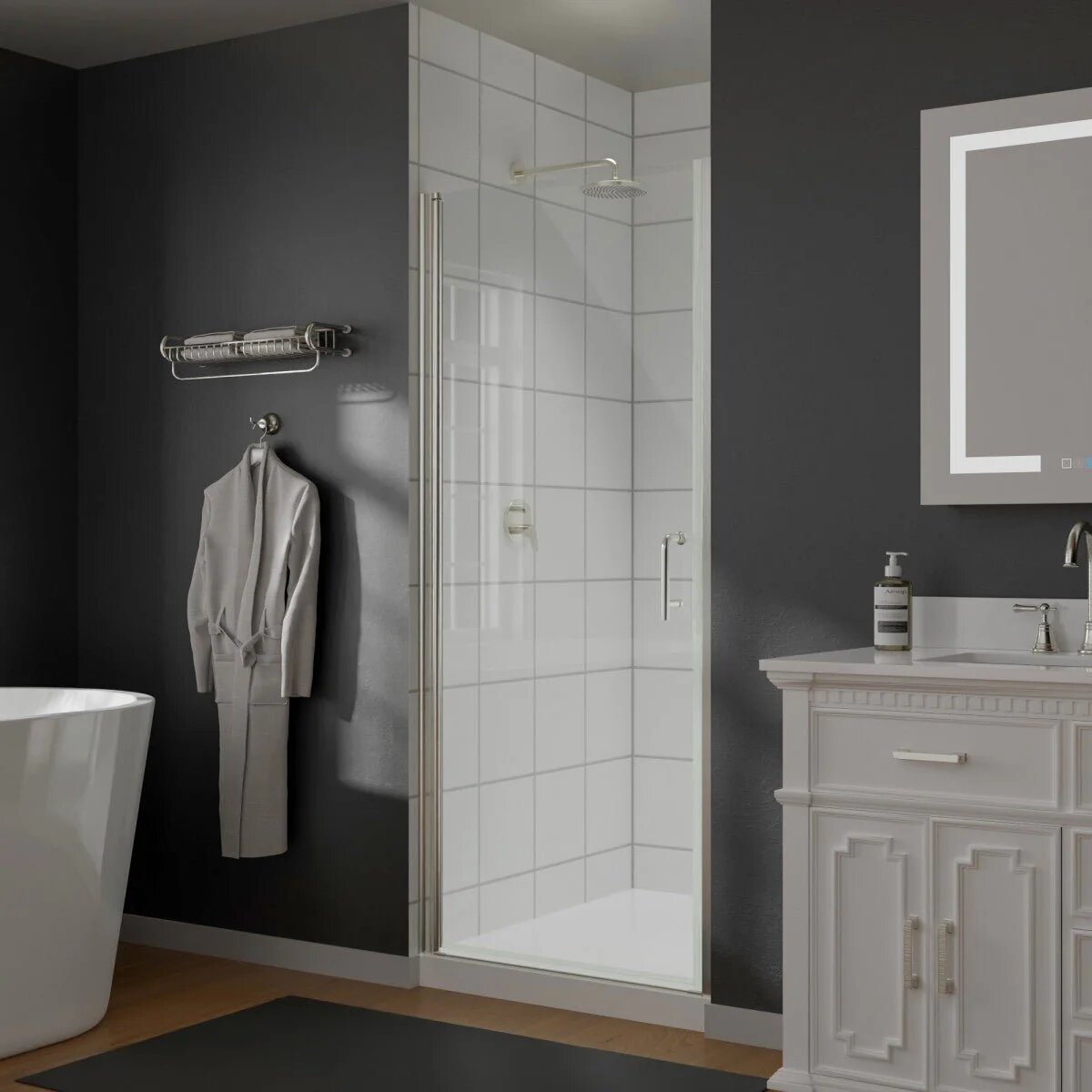 Classy 32-34" Pivot Shower Door