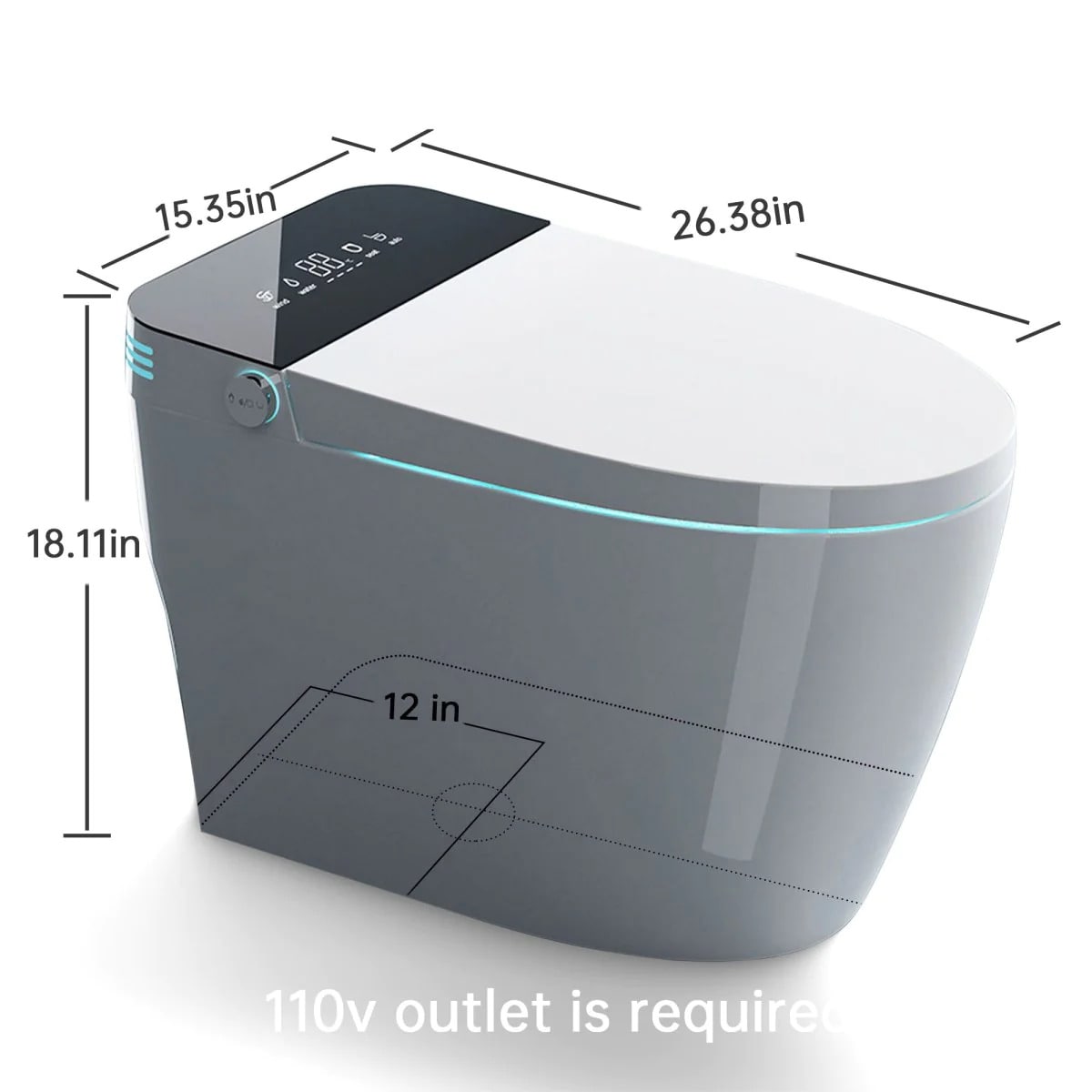 Install a toilet in a modern lavatory for a timeless and reliable bathroom solution, blending functionality with classic design