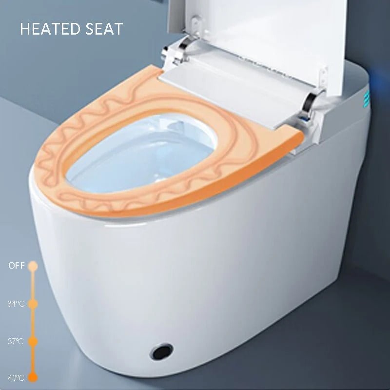Install a toilet in a modern lavatory for a timeless and reliable bathroom solution, blending functionality with classic design
