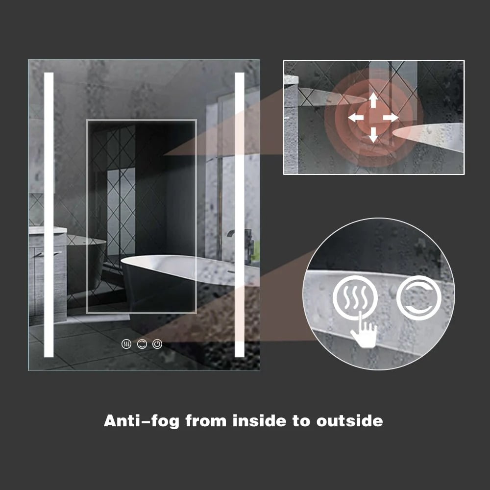 Rise 20" x 30" LED Mirror
