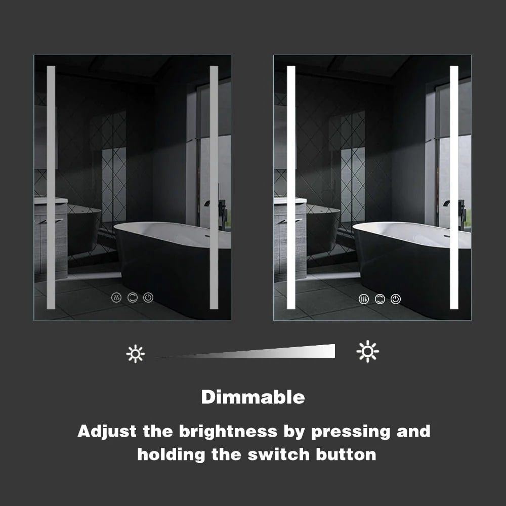 Rise 20" x 30" LED Mirror