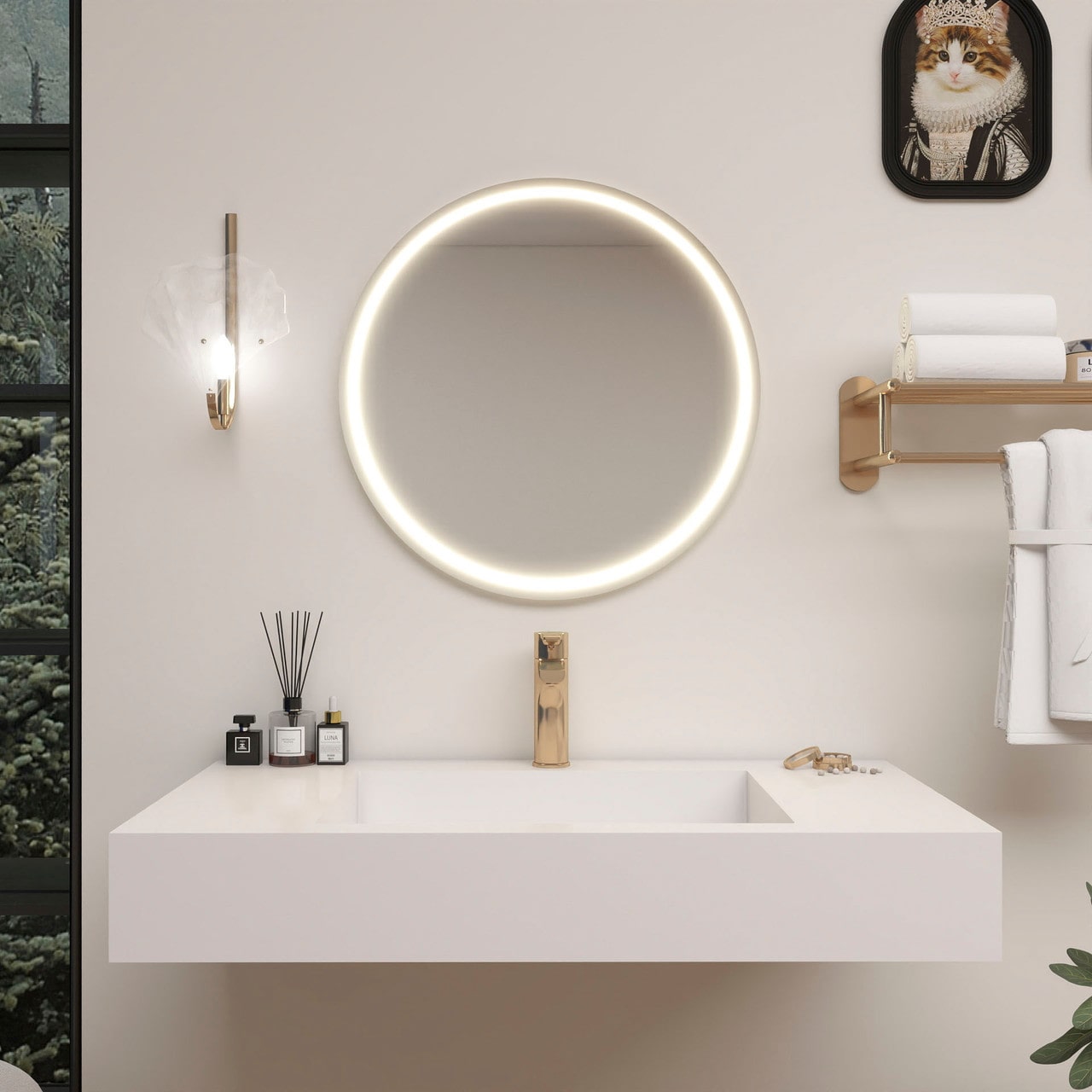 FELIX 36'' Acrylic Single Sink Top