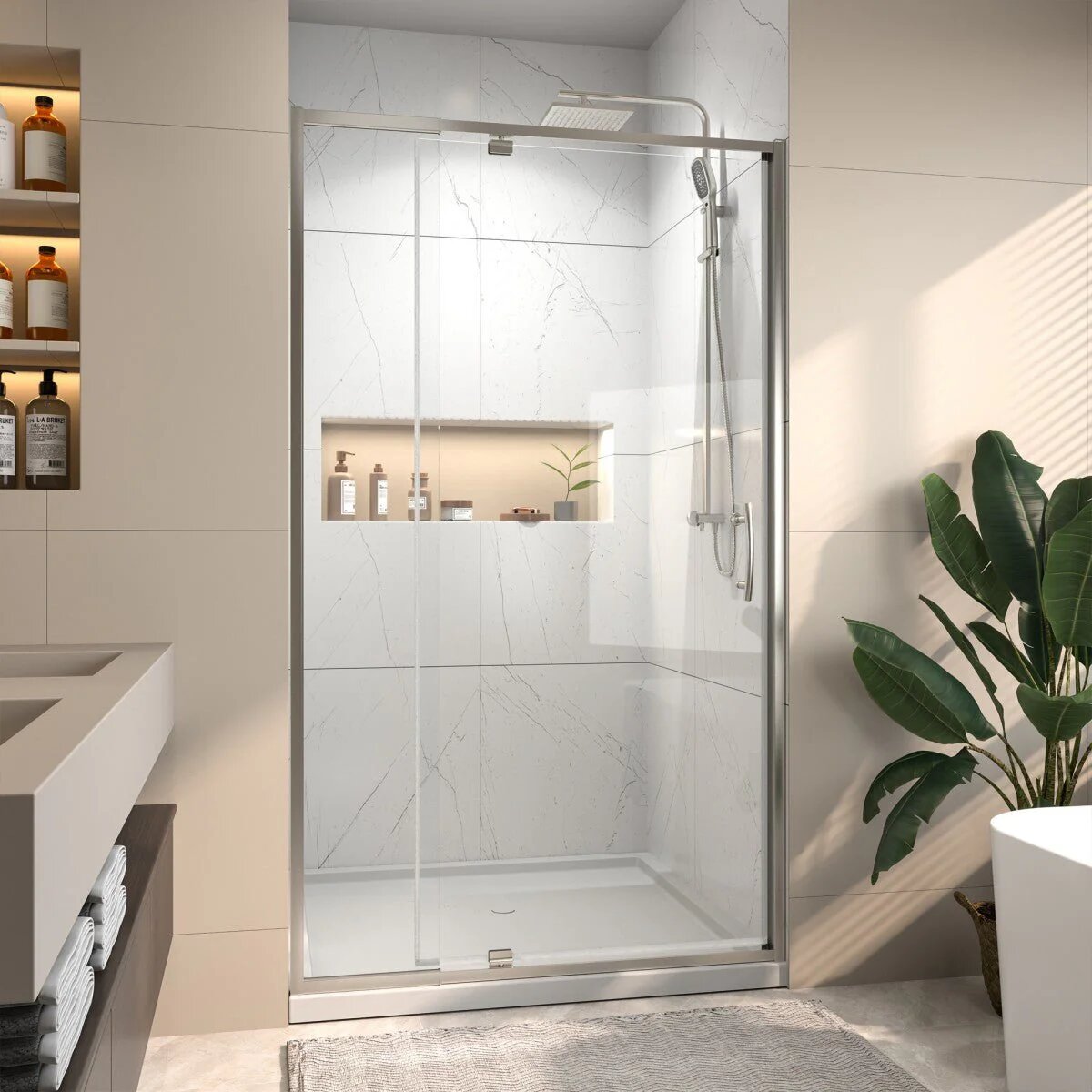 Flexi 38-42" Pivot Shower Door