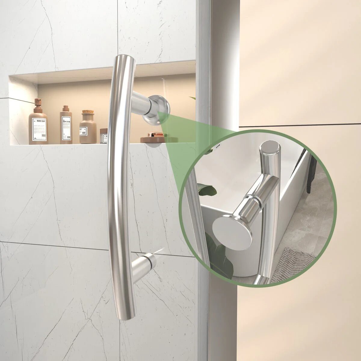 Flexi 44-48" Pivot Shower Door