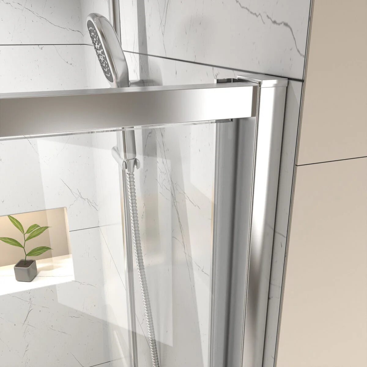Flexi 44-48" Pivot Shower Door