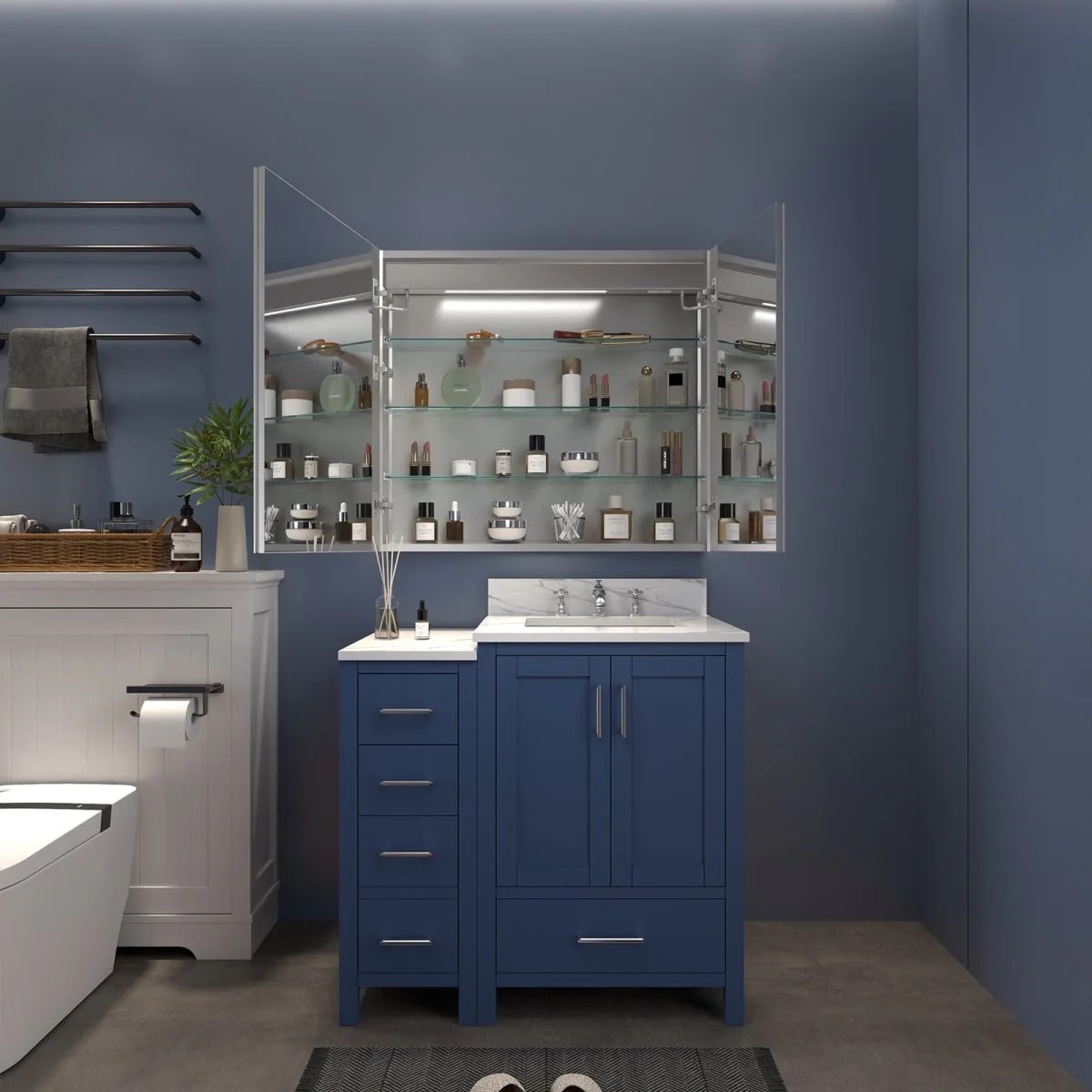 Linea 36" x 36" LED Medicine Cabinet