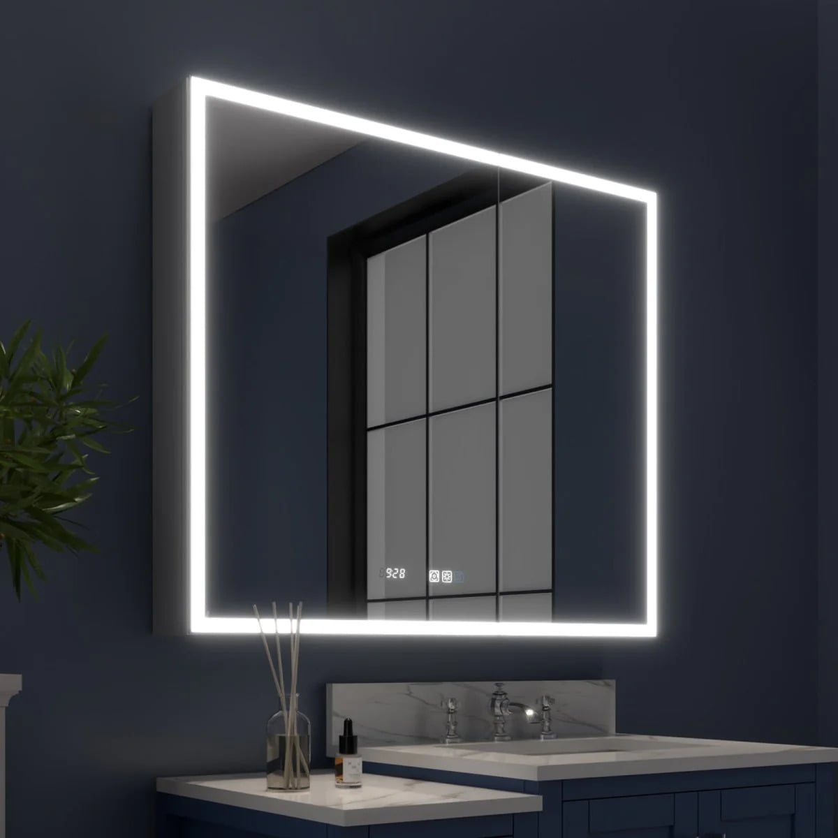 Linea 36"  x 36" LED Medicine Cabinet