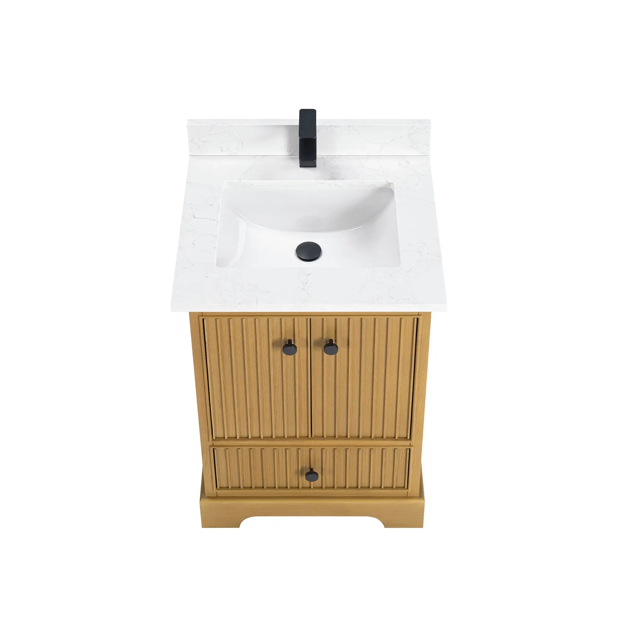 Sicily 24" Freestanding Bathroom Vanity with Sink & Countertop
