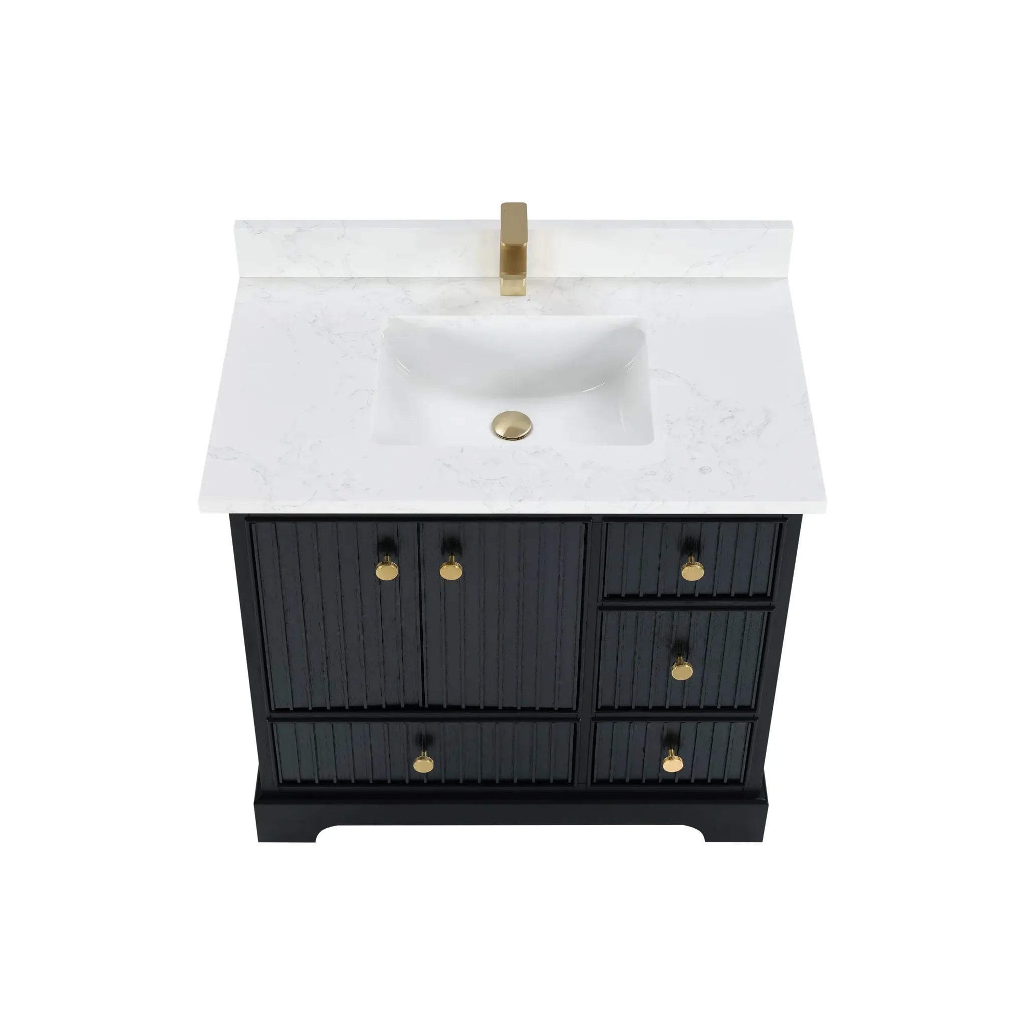 Sicily 36" Freestanding Bathroom Vanity with Sink & Countertop