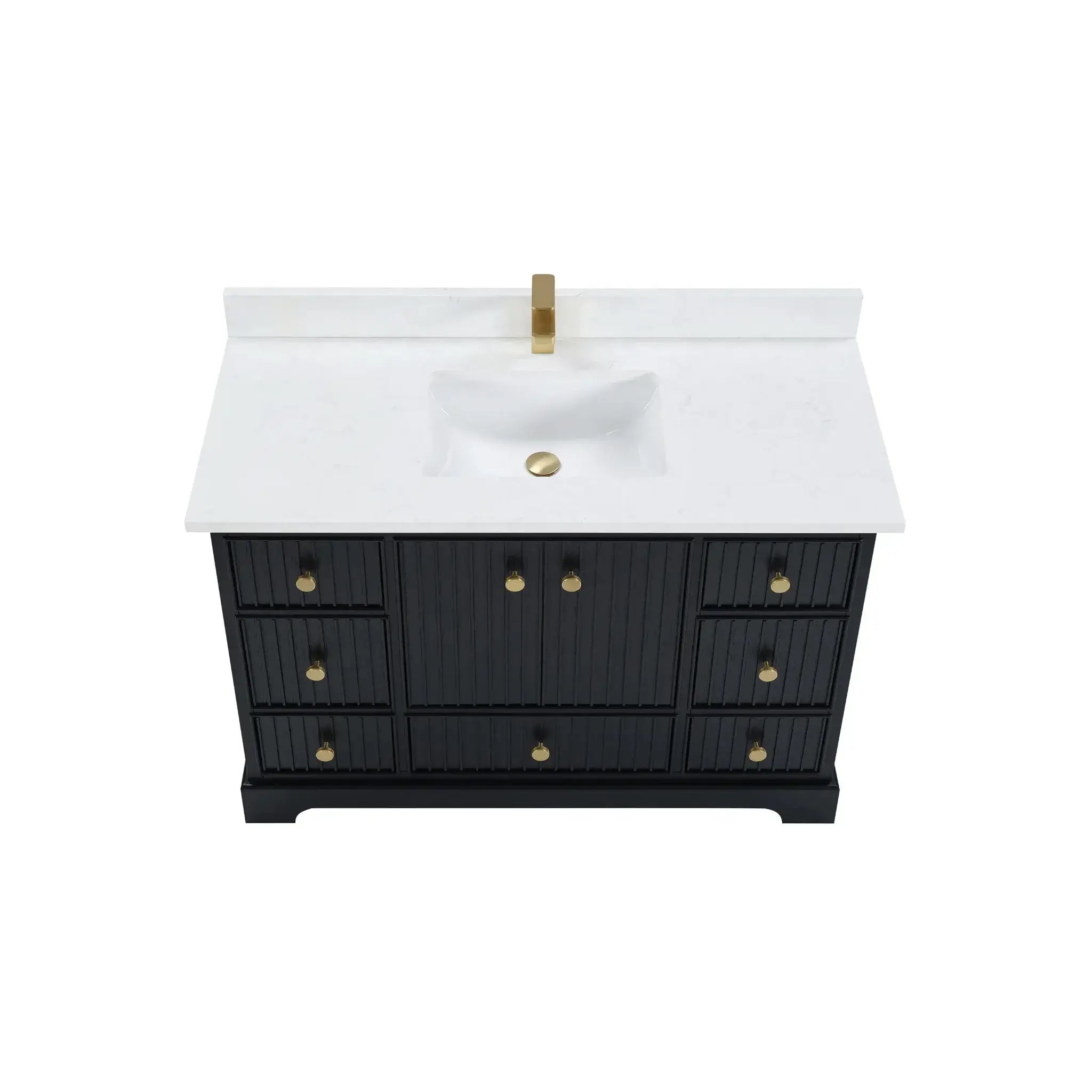 Sicily 48" Freestanding Bathroom Vanity with Sink & Countertop