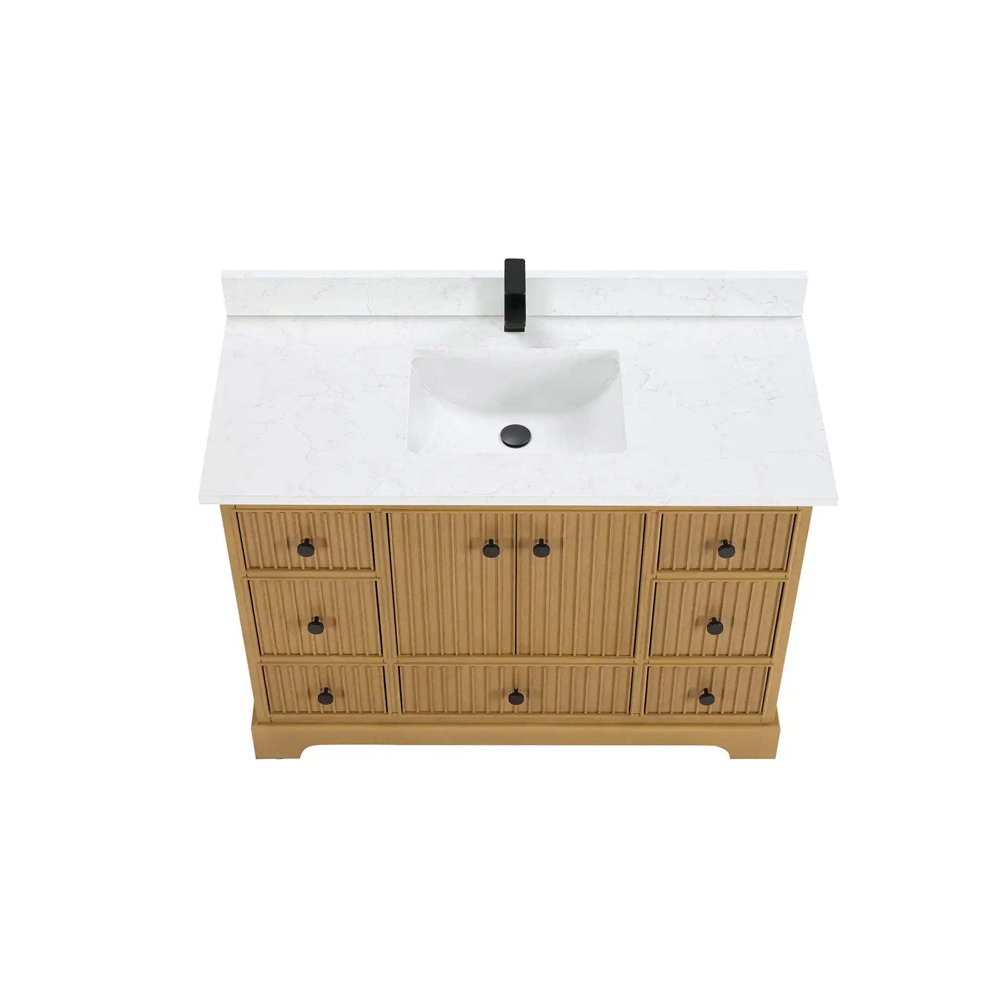 Sicily 48" Freestanding Bathroom Vanity with Sink & Countertop