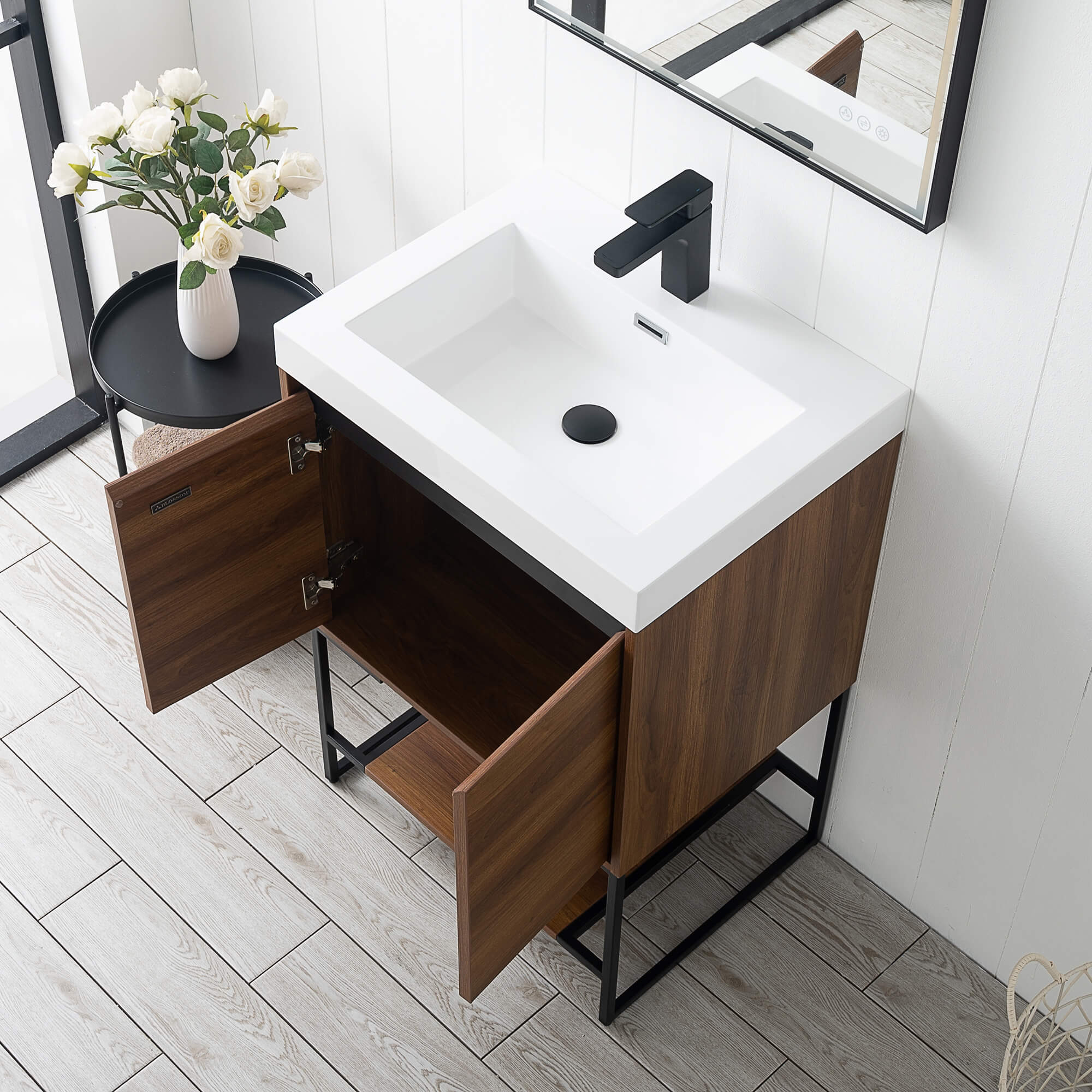 Porto 24" Vanity with Acrylic Sink