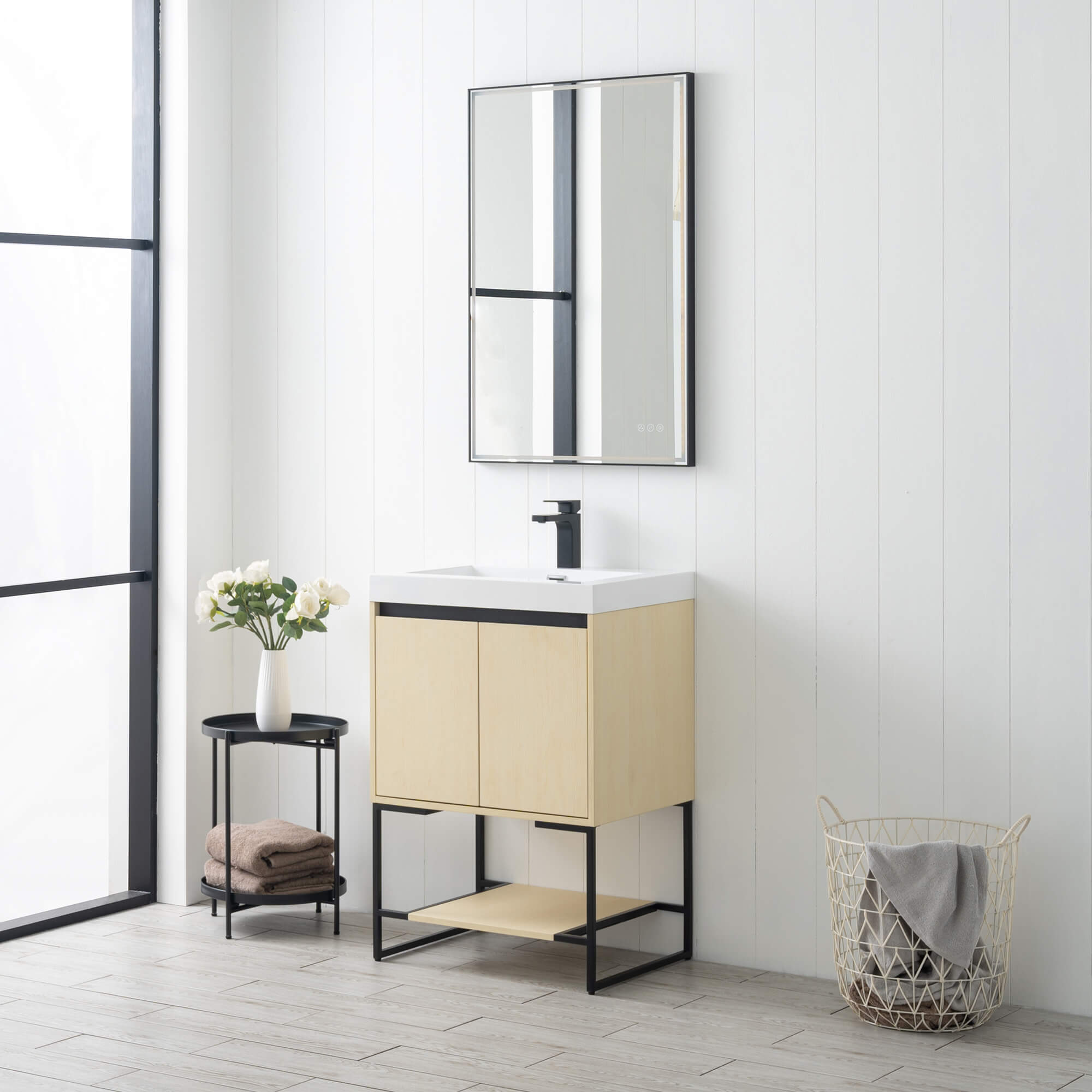 Porto 24" Vanity with Acrylic Sink