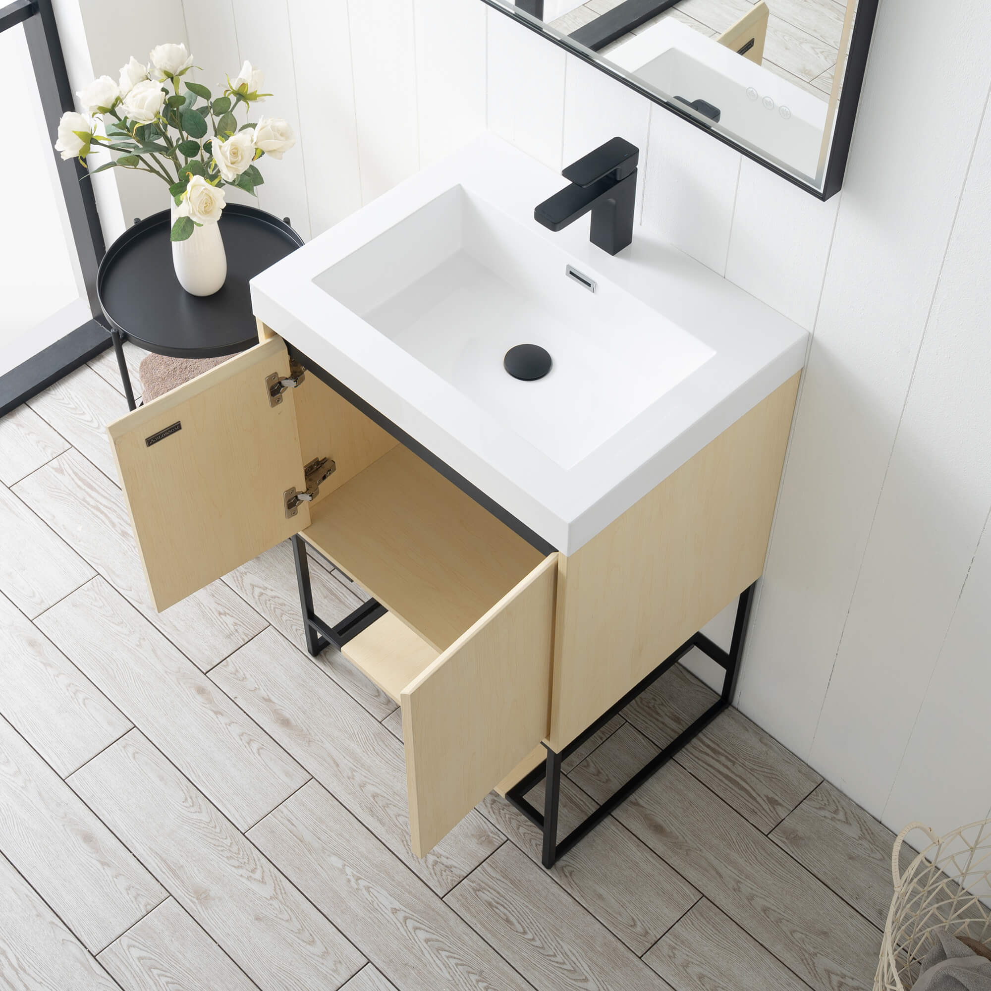 Porto 24" Vanity with Acrylic Sink
