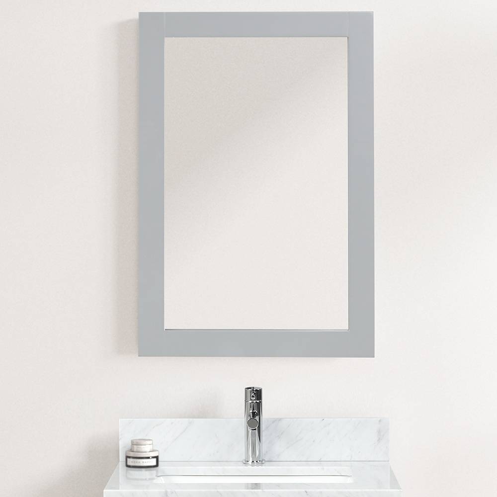 24" Grey Mirror
