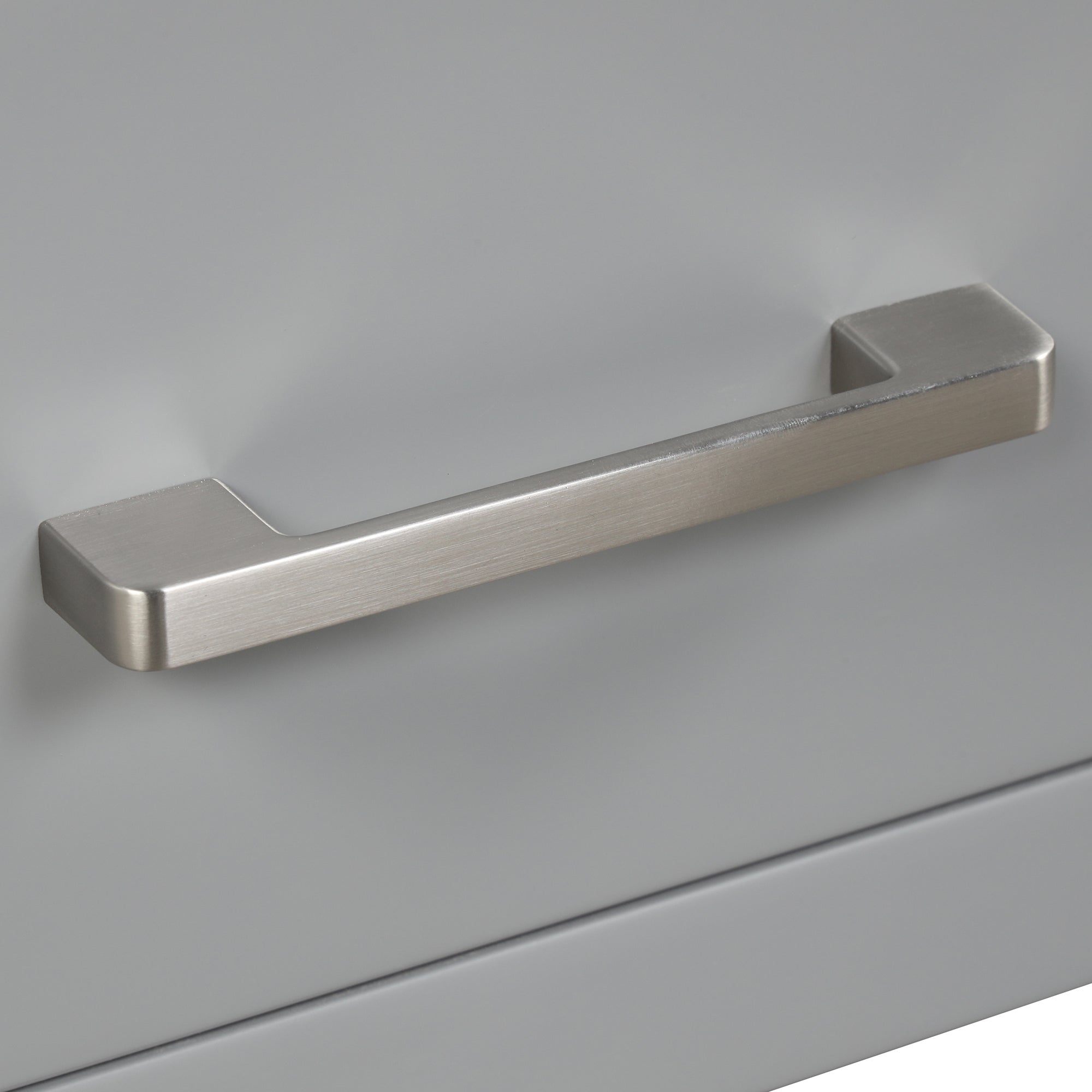 Geneva 24" Grey Bathroom Vanity with Marble Countertop - Contemporary Bathroom Vanity