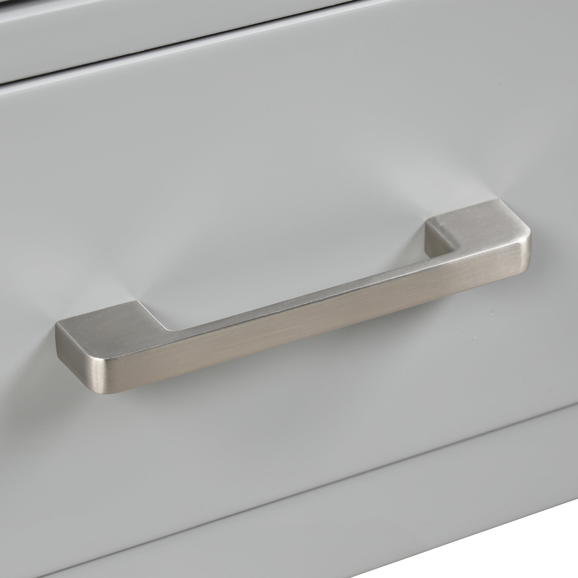 Geneva 30" Grey Bathroom Vanity with Marble Countertop - Contemporary Bathroom Vanity