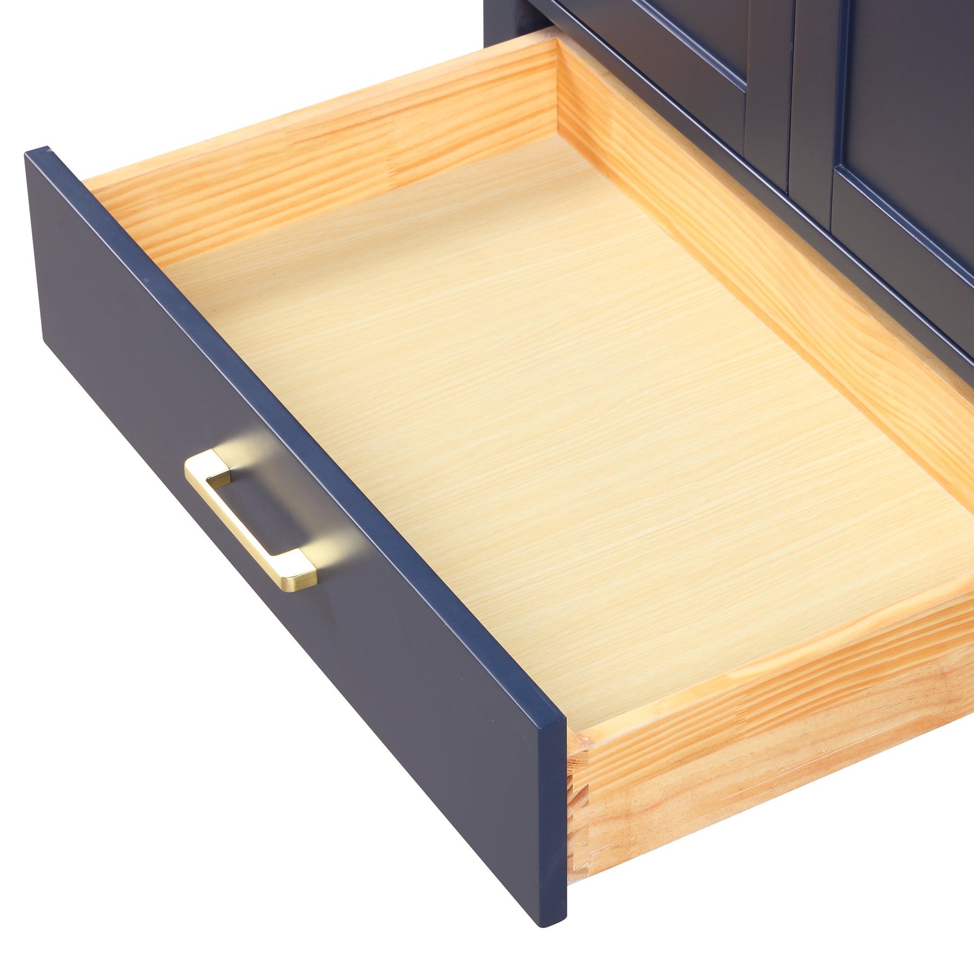 Geneva 30" Grey Bathroom Vanity with Marble Top - Contemporary Bathroom Vanity