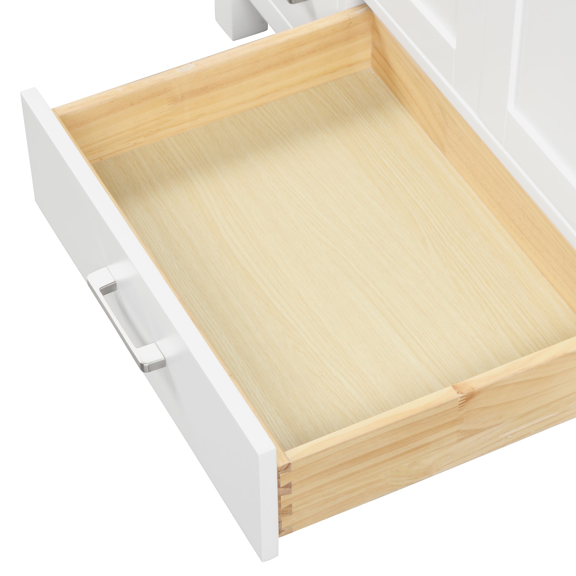 Geneva 48" Bathroom Vanity with Marble Countertop - Contemporary Bathroom Vanity