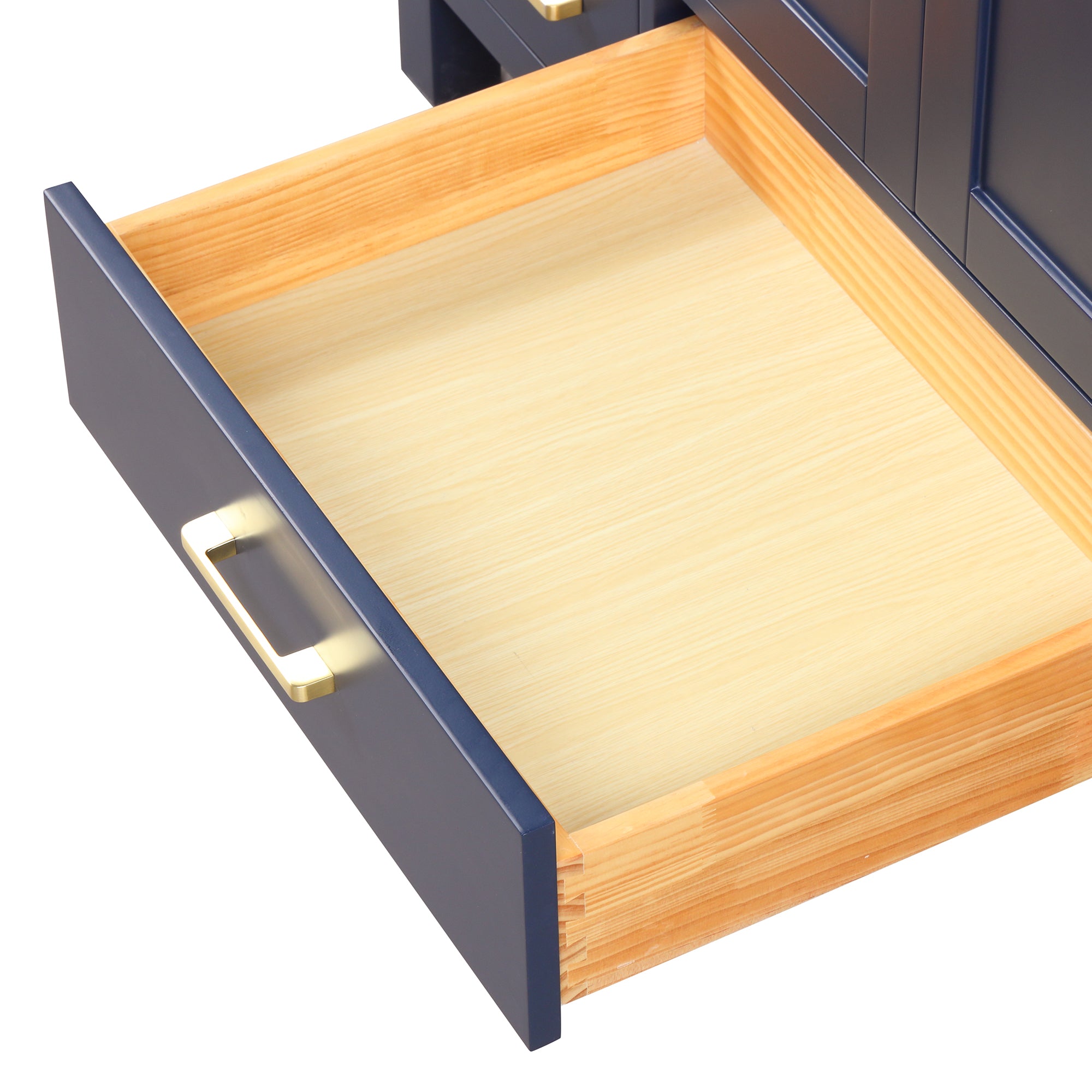 Geneva 48" Bathroom Vanity with Marble Countertop - Contemporary Bathroom Vanity