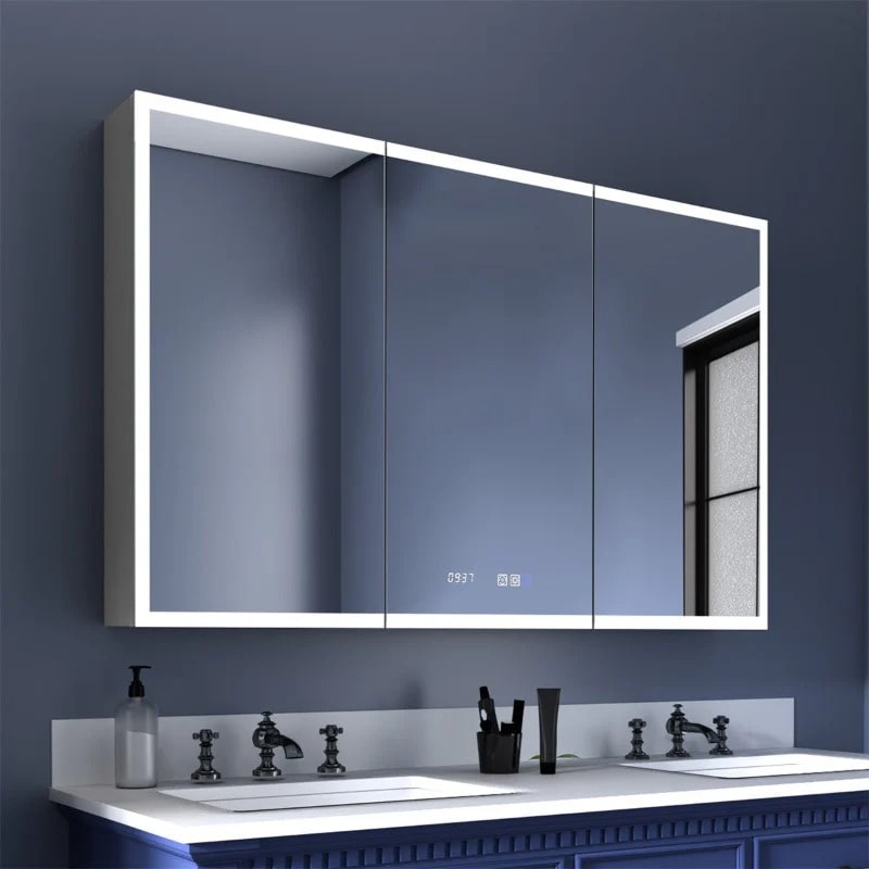 Explore lighted options that offer optimal visibility and modern style for daily grooming and storage needs.