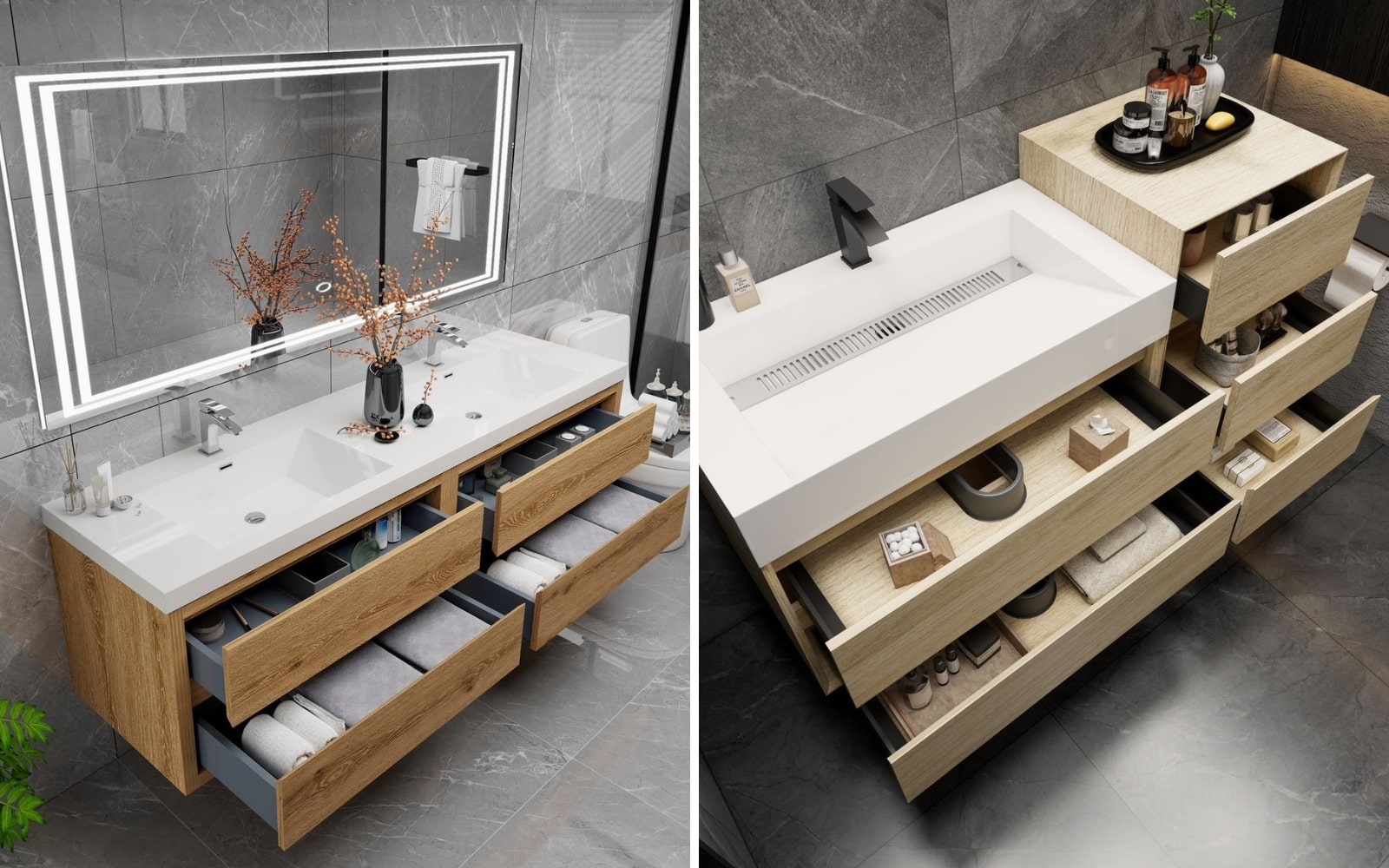 Scandinavian Bathroom Vanities