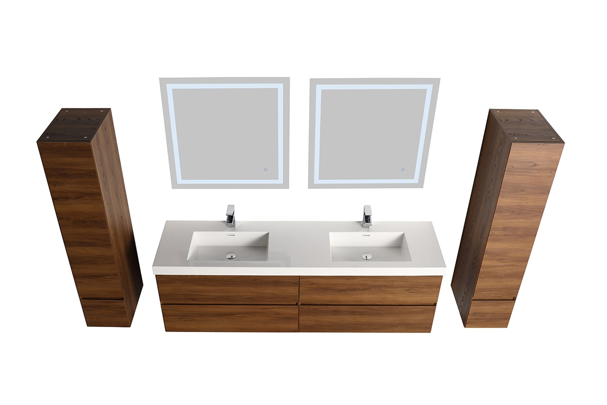 Assisi 72″ Vanity Double Sink