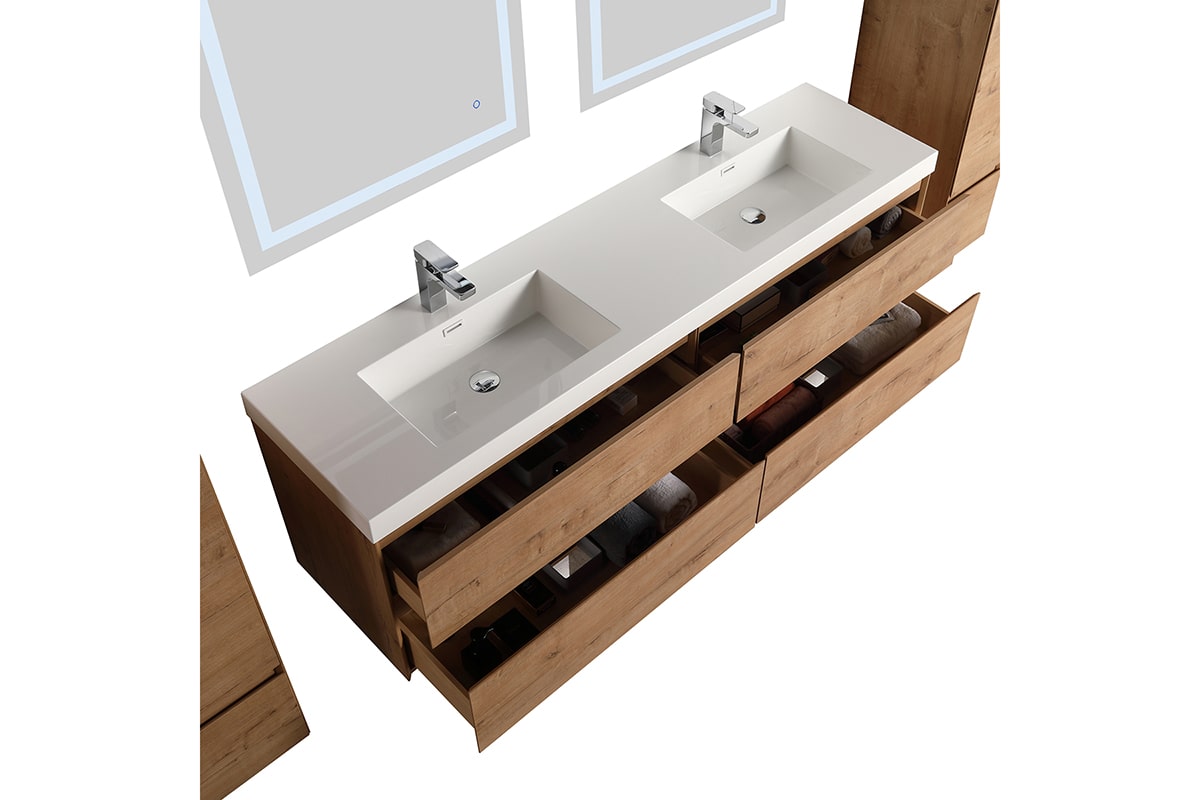 Assisi 72″ Vanity Double Sink