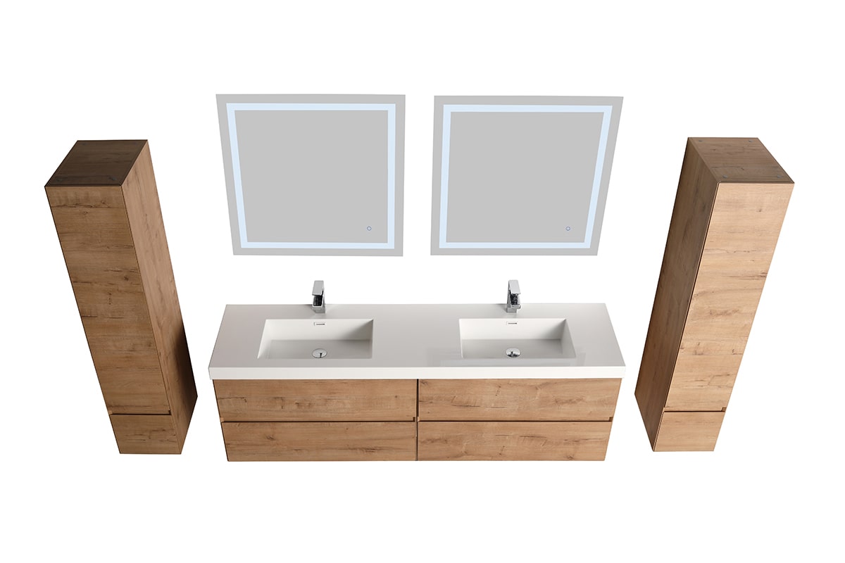 Assisi 72″ Vanity Double Sink