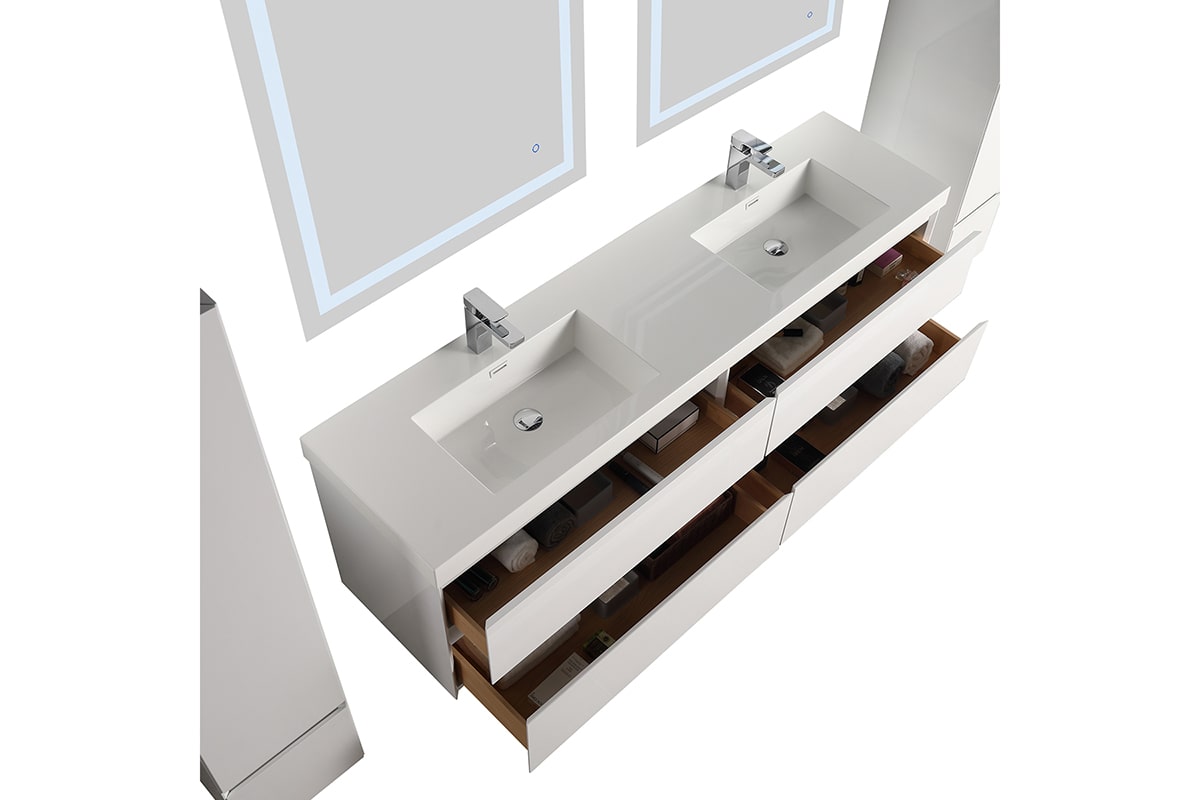 Assisi 72″ Vanity Double Sink