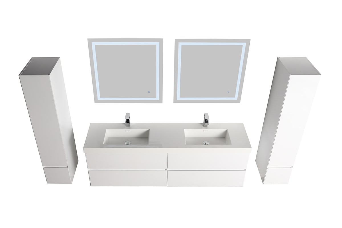 Assisi 72″ Vanity Double Sink