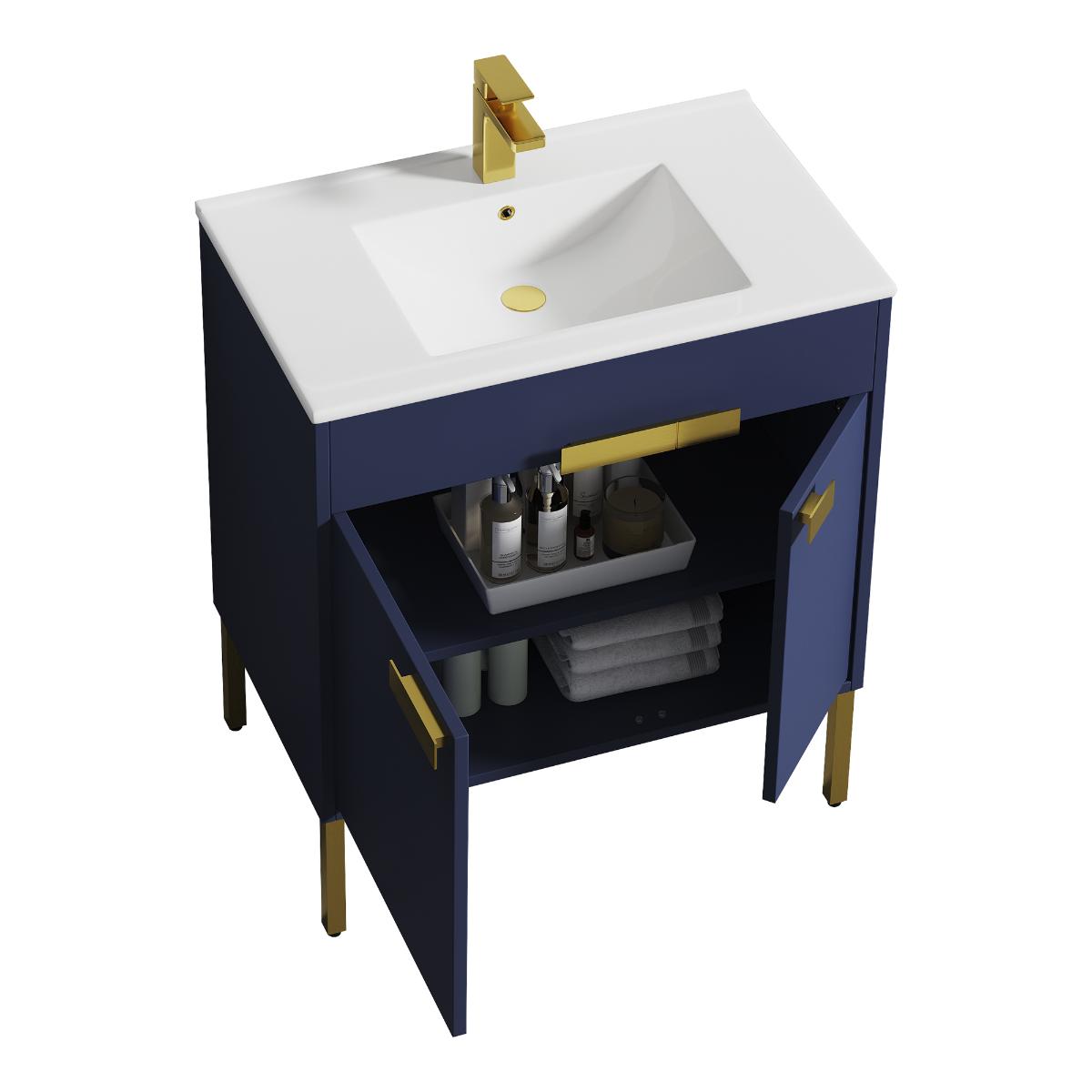 Bari 30″ Vanity with Ceramic Sink Vanity Plus