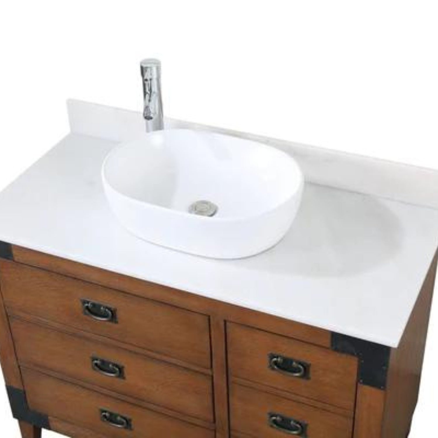 Benton 42" Traditional Bathroom Vanity with Vessel Sink