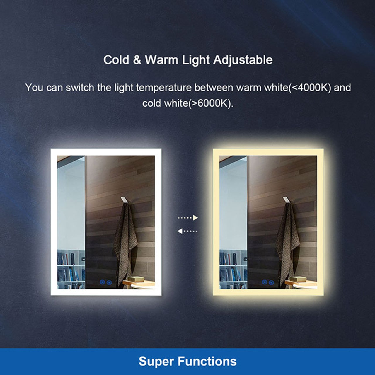 Francisco 68" LED Mirror